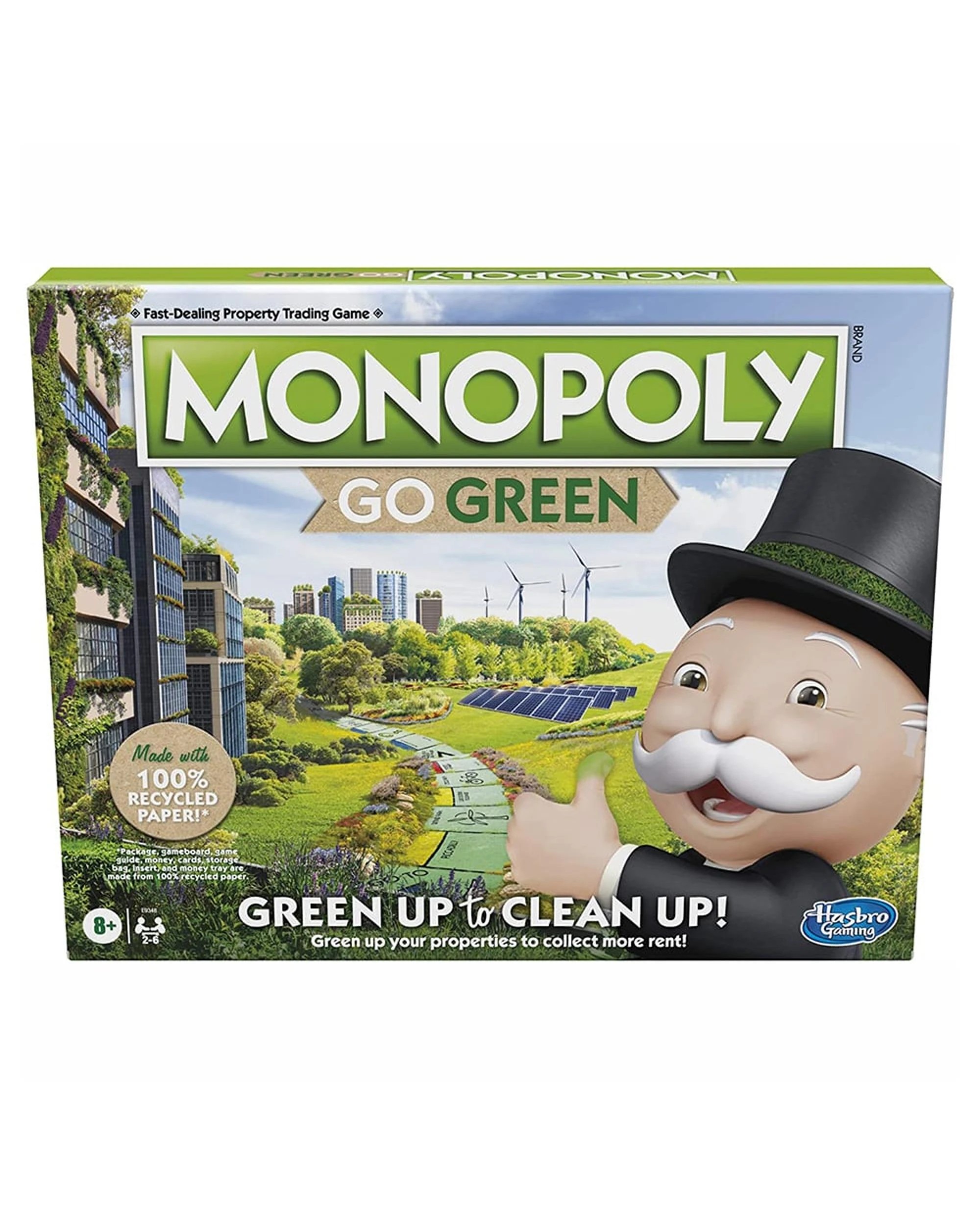 1 Monopoly Go Green Edition Board Game, 1 of 1