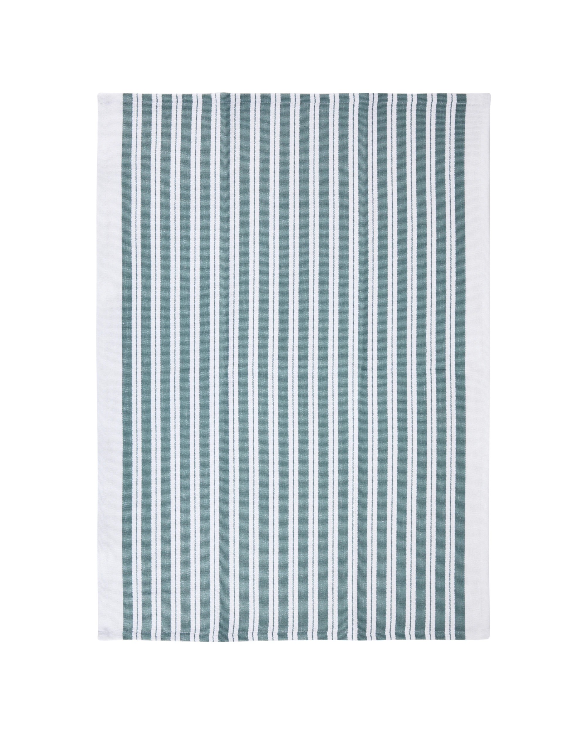 3 3 Pack Green Basket Weave Extra Large Tea Towels, 3 of 4