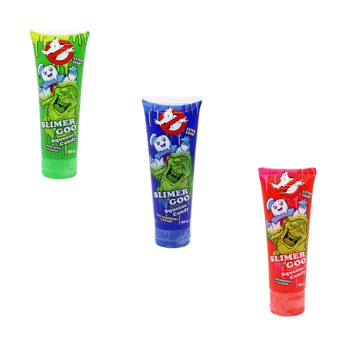 1 Ghostbusters Slimer Goo Squeeze Candy 80g - Assorted, 1 of 4