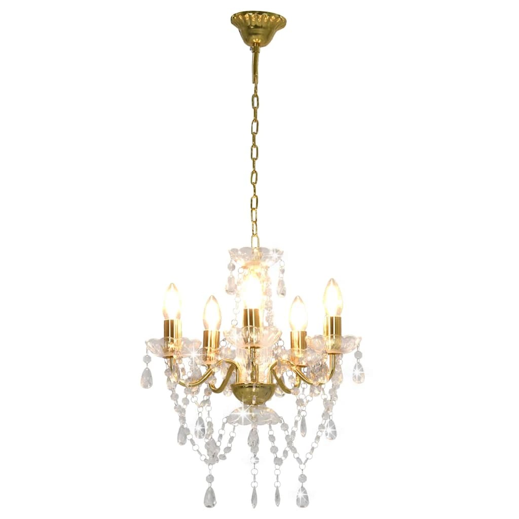 2 Vidaxl Hanging Lamp - Gold, 2 of 7