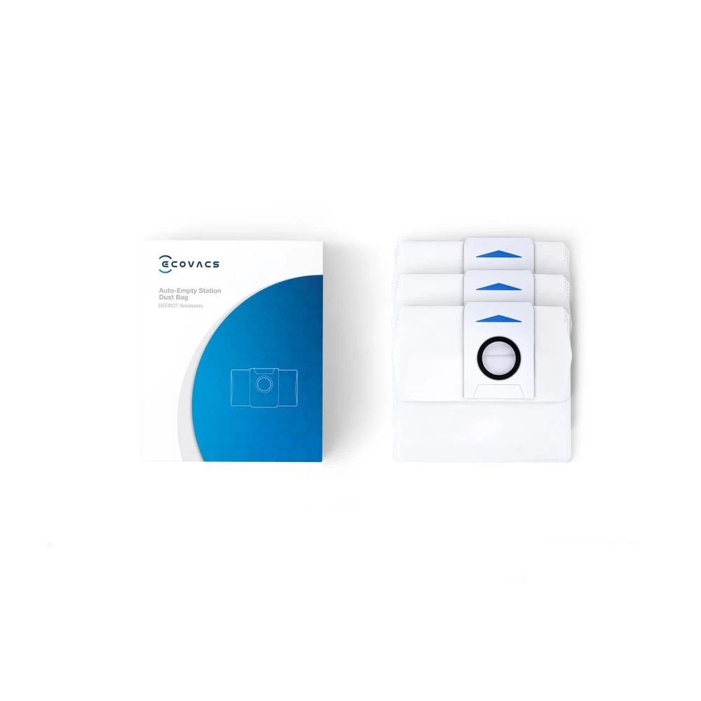 3 Ecovacs X1 PLUS Auto-Empty Station Dust Bag 3.2L 3 Pack, 3 of 4
