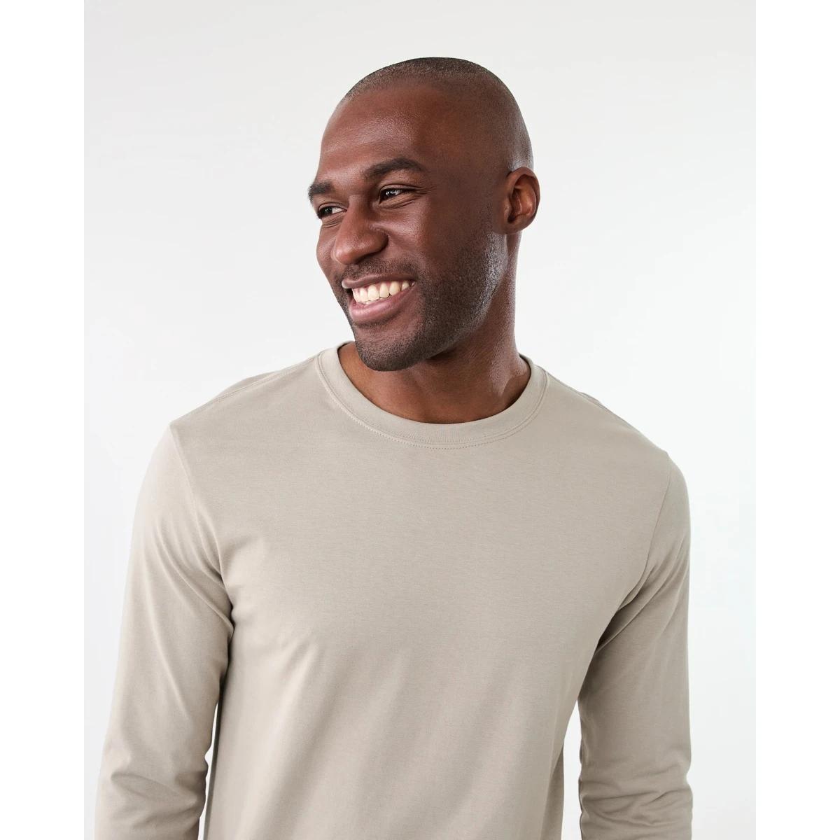 4 Long Sleeve Longline T-shirt Bge Khaki, 4 of 6