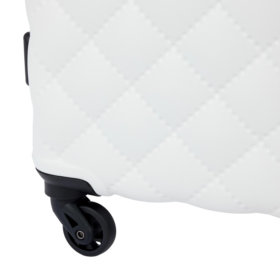 6 2 Piece Quilted Hard Case Set - White, 6 of 9