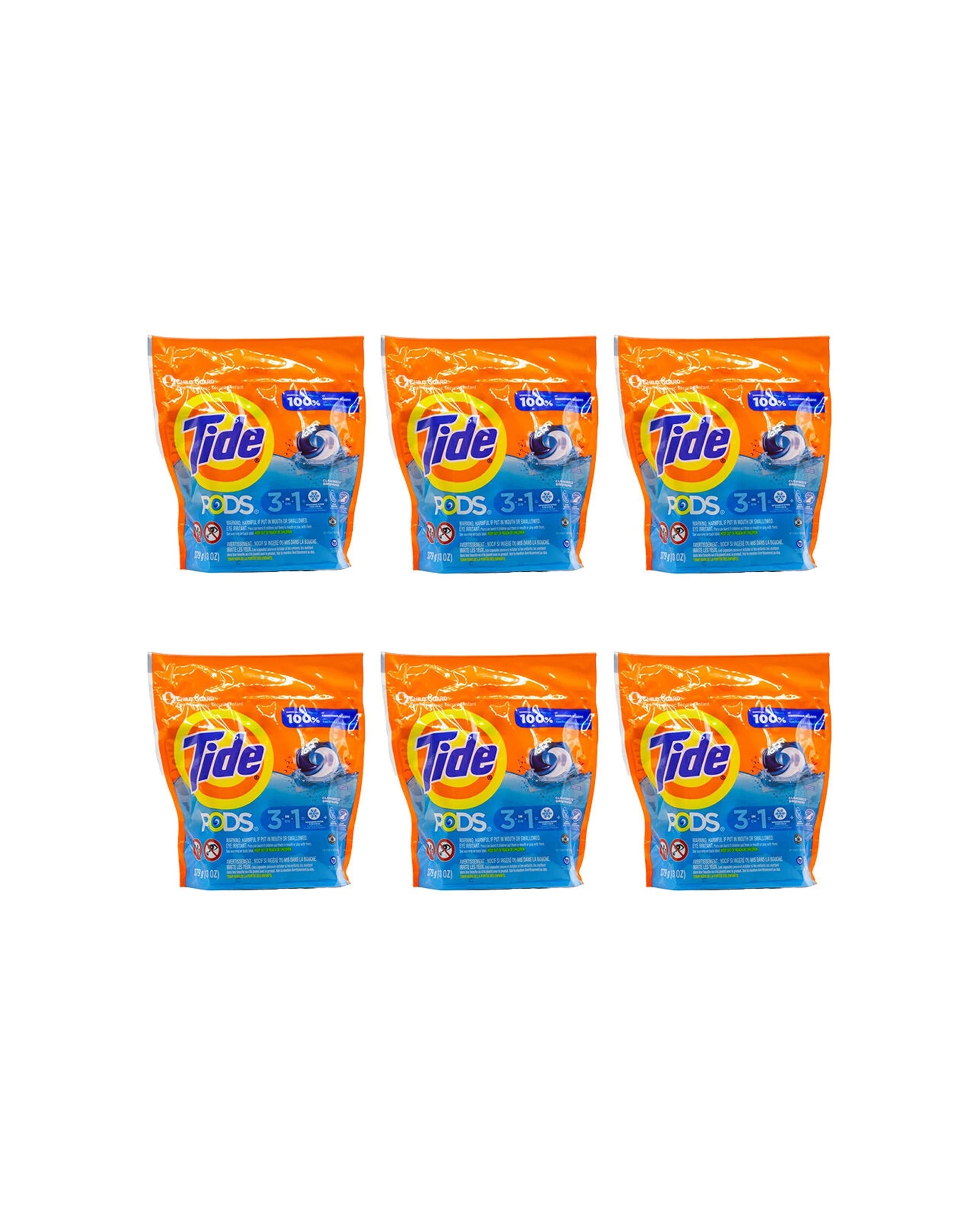 1 Tide PODS Laundry Detergent Pacs 3in1 96pc Clean Breeze Powerful Clean - Assorted, 1 of 3