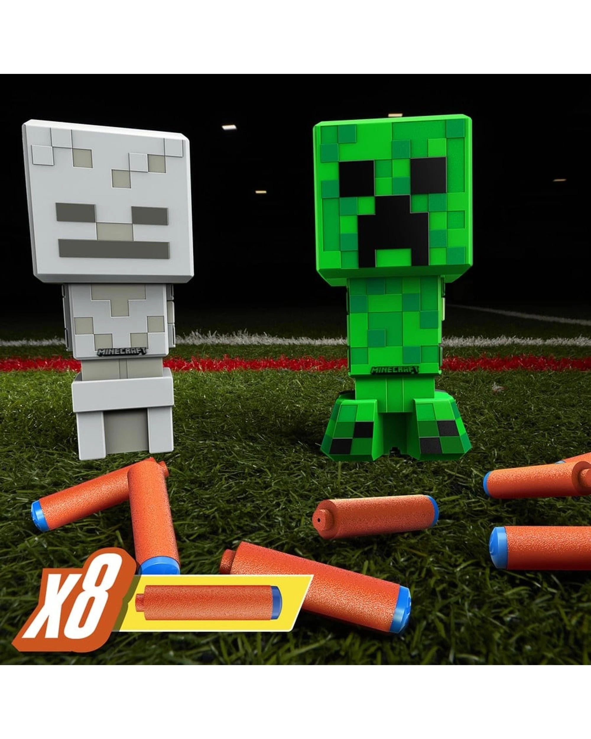 4 NERF Minecraft Creeper and Skeleton Mob Pack Dart Blaster 2 Pack, 4 of 8