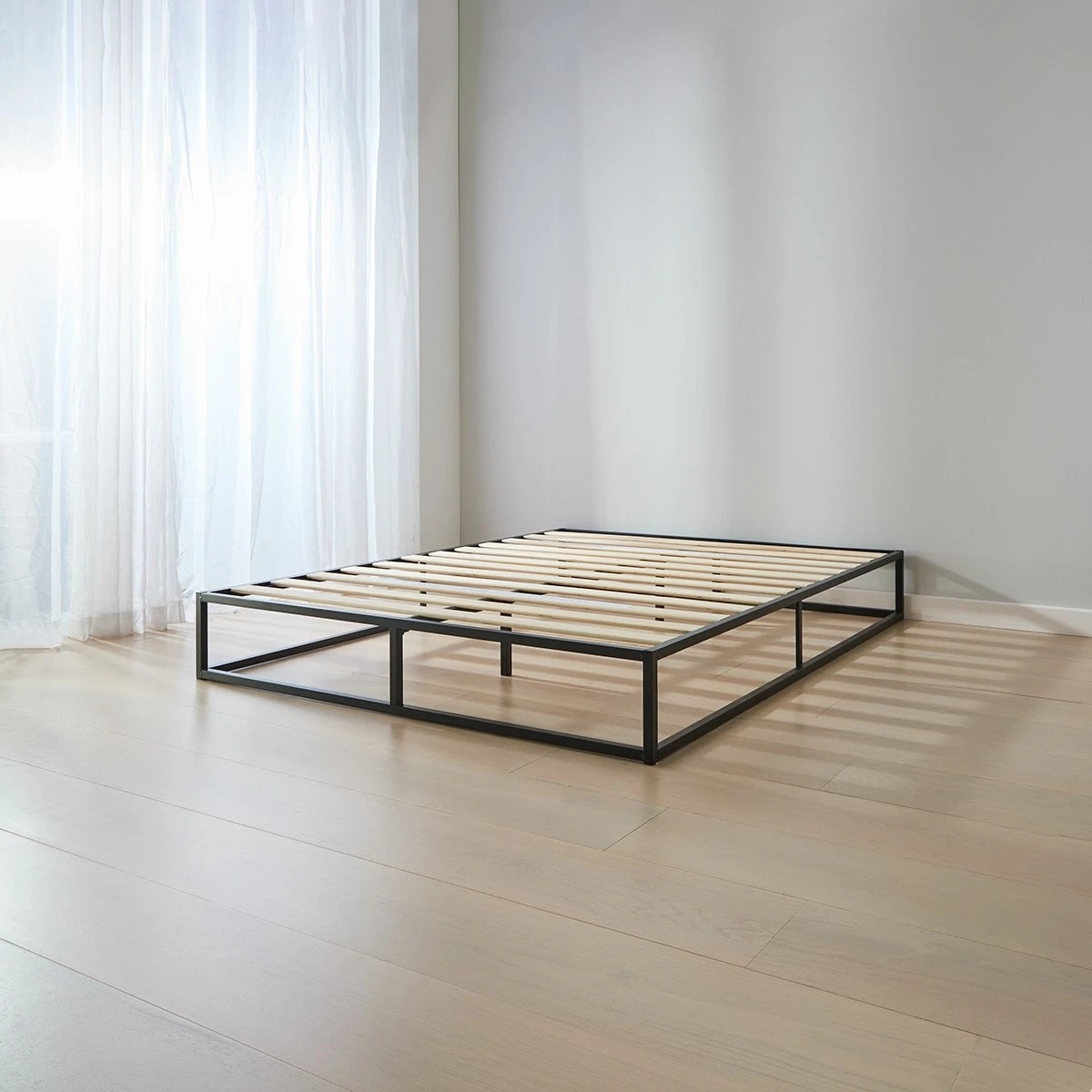 1 Queen Bed Olivia Metal Bed Base, 1 of 10
