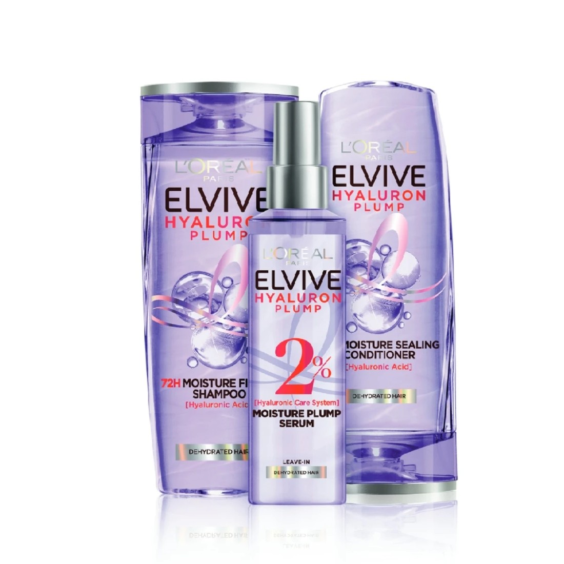 3 L'Oreal Paris Elvive Hyaluron Plump 72H Moisture Filling Shampoo 300ml - Hyaluronic Acid, 3 of 9