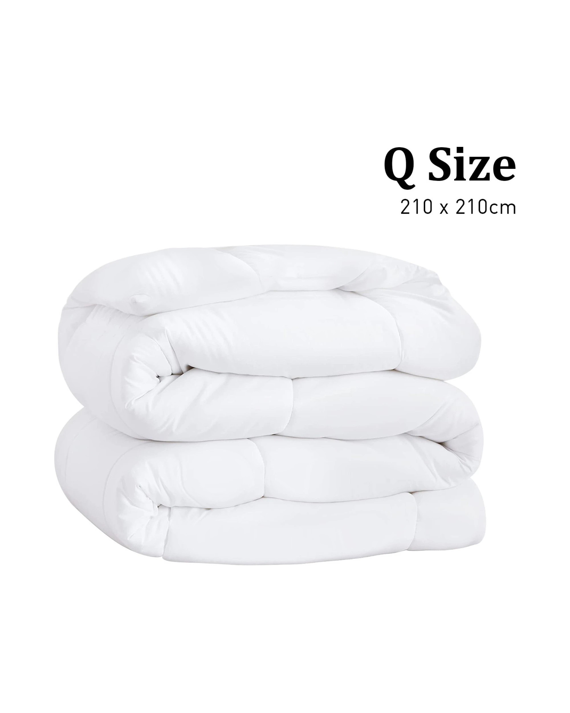 4 Laura Hill 500gsm Goose Down Feather Comforter Doona
 - Queen Bed, 4 of 9