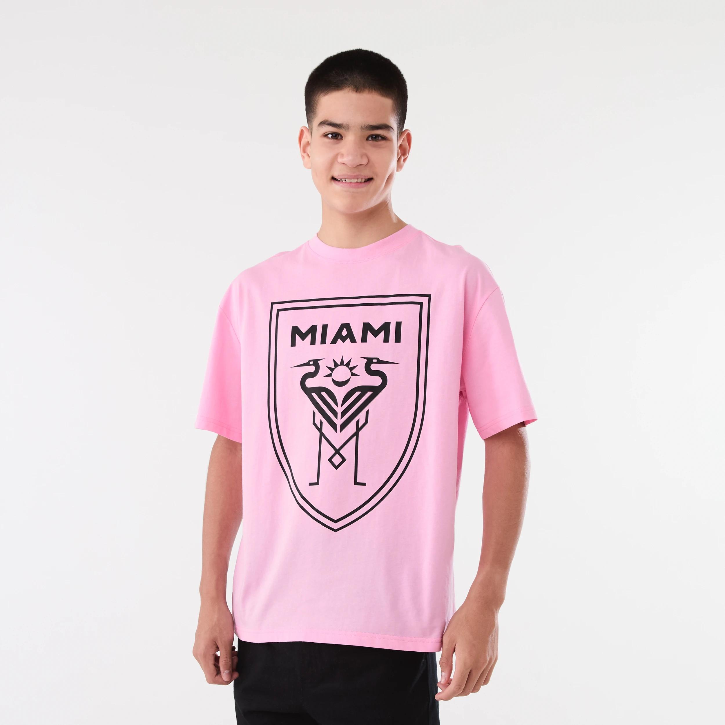 1 Official Inter Miami Kids Youth T-shirt INTER MIAMI PINK, 1 of 7