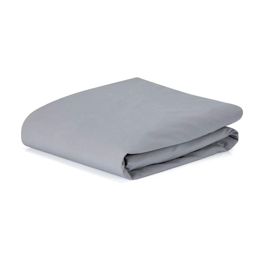 2 250 Thread Count Cotton Rich Fitted Sheet - Queen Bed, Grey, 2 of 4