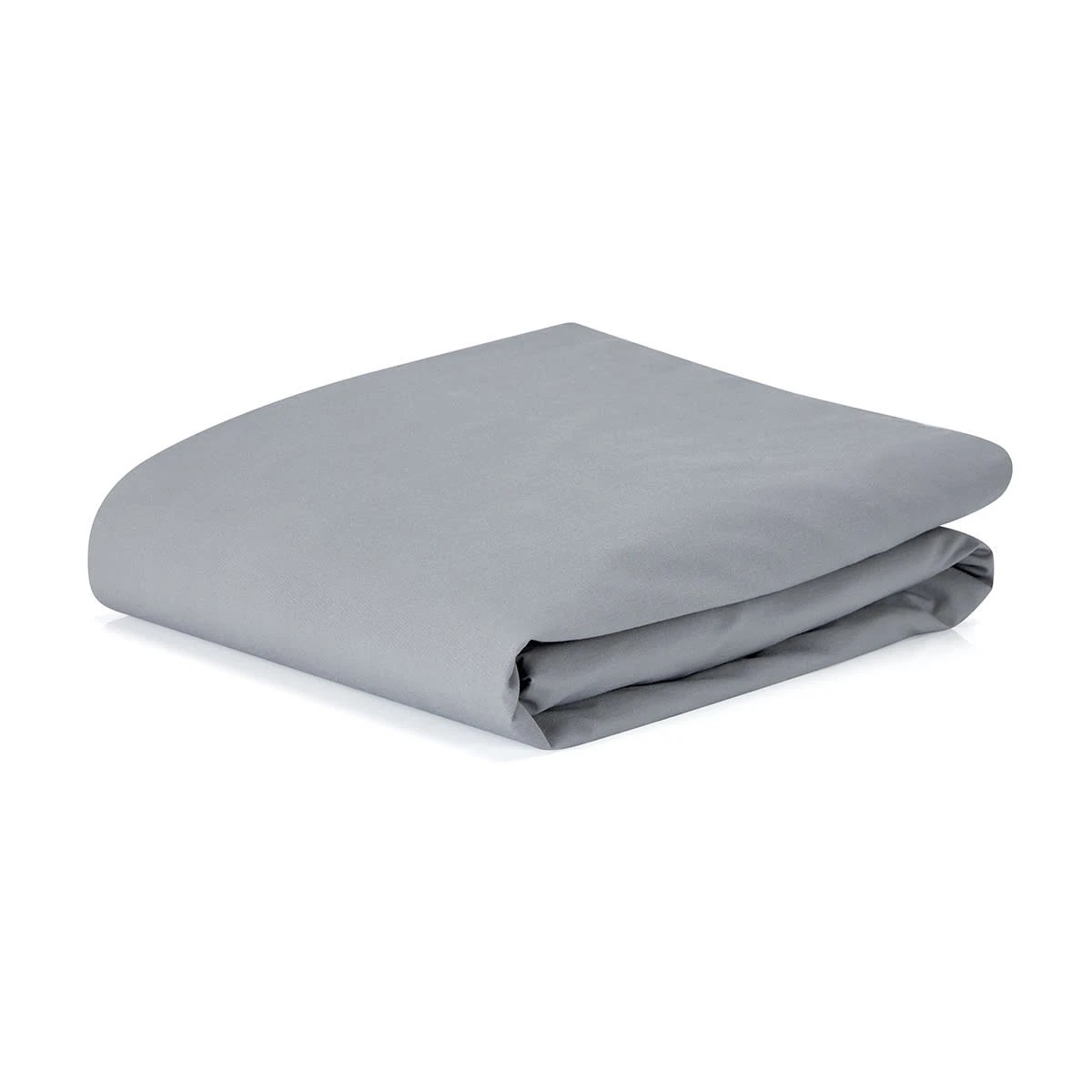 2 250 Thread Count Cotton Rich Fitted Sheet - Queen Bed, Grey, 2 of 4