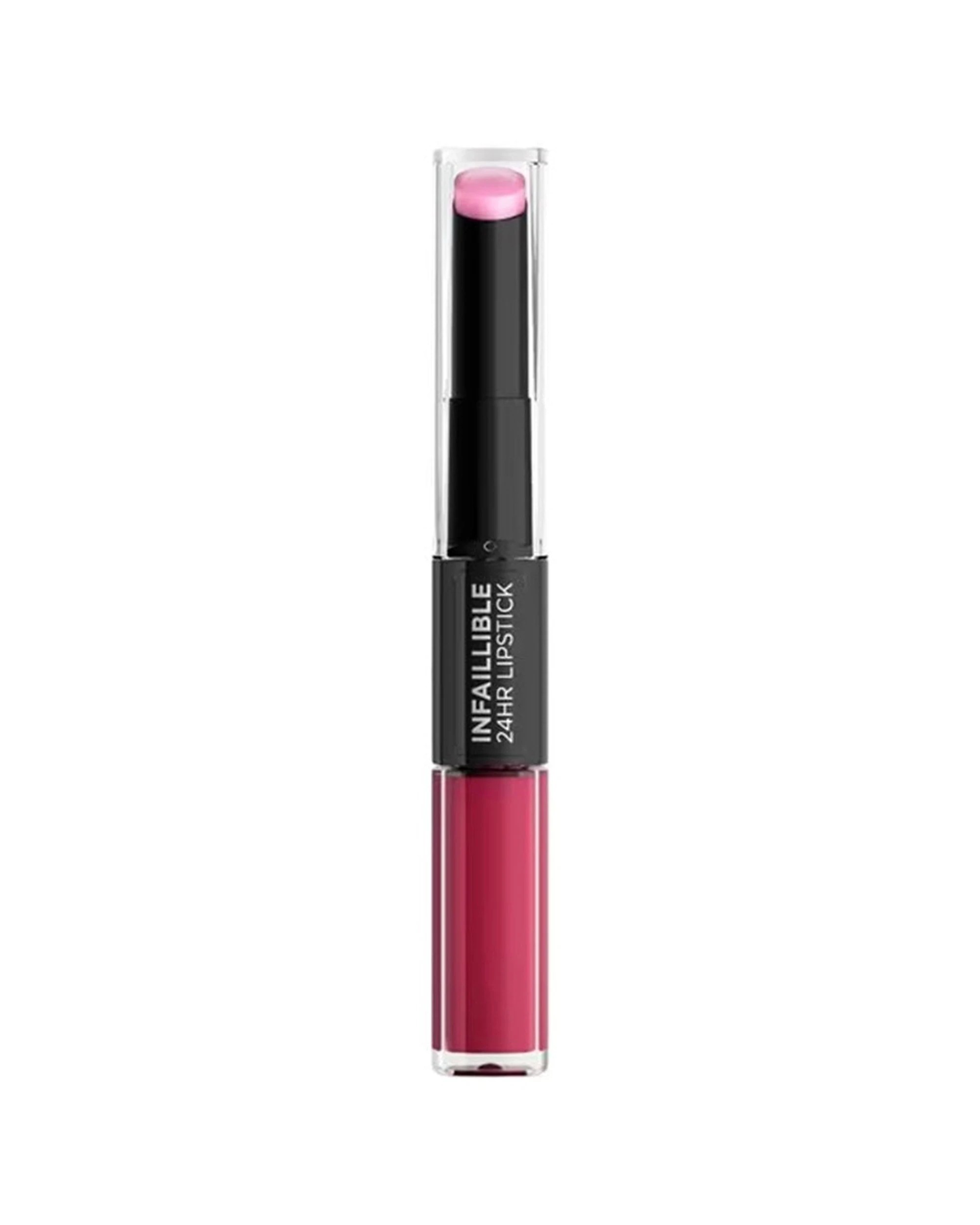 1 L'Oreal Paris Infallible 2 Step Liquid Lipstick Longwear 216 Relentless Rose, 1 of 1