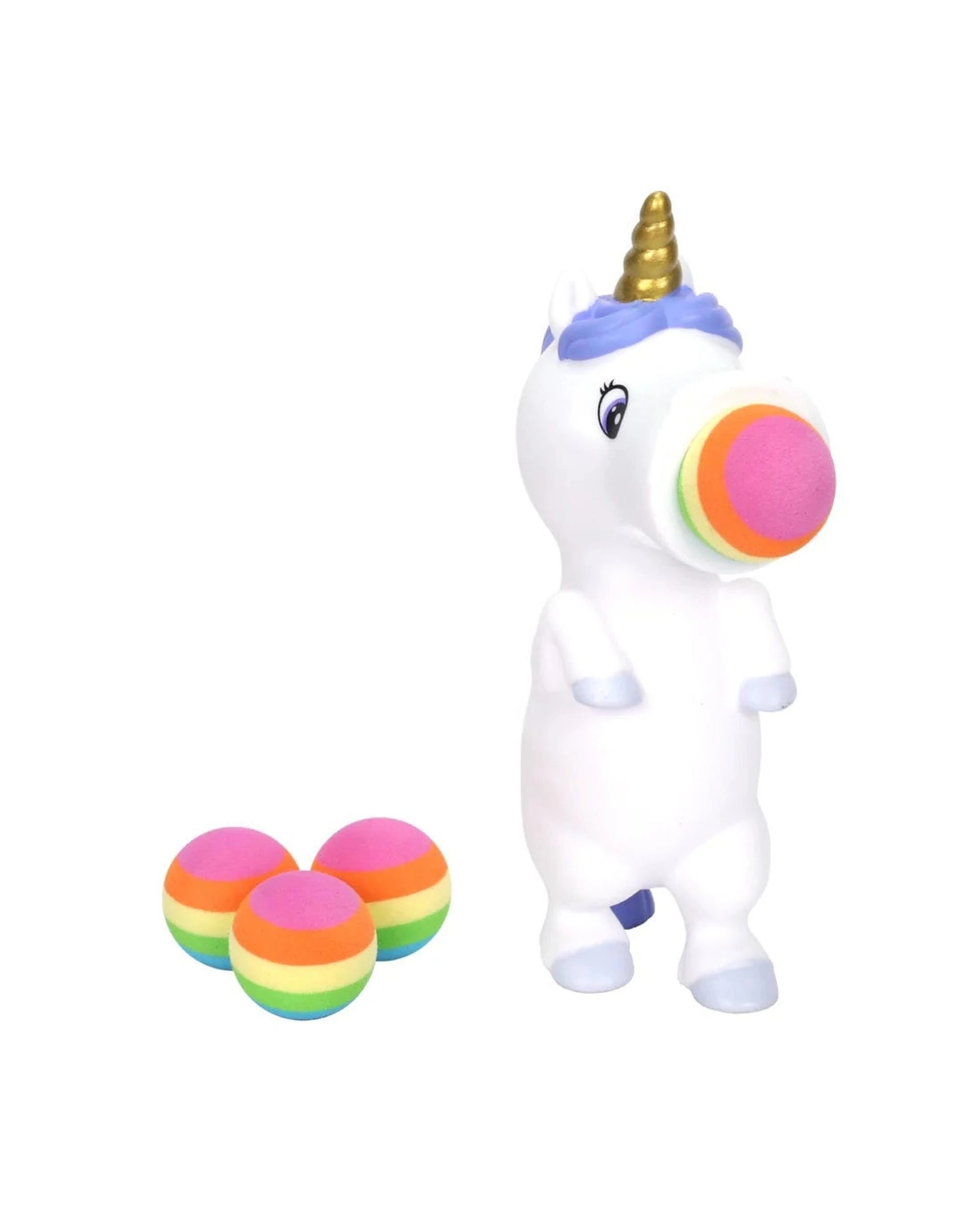 2 Hog Wild White Unicorn Popper Soft Ball Shooter - White, 2 of 5