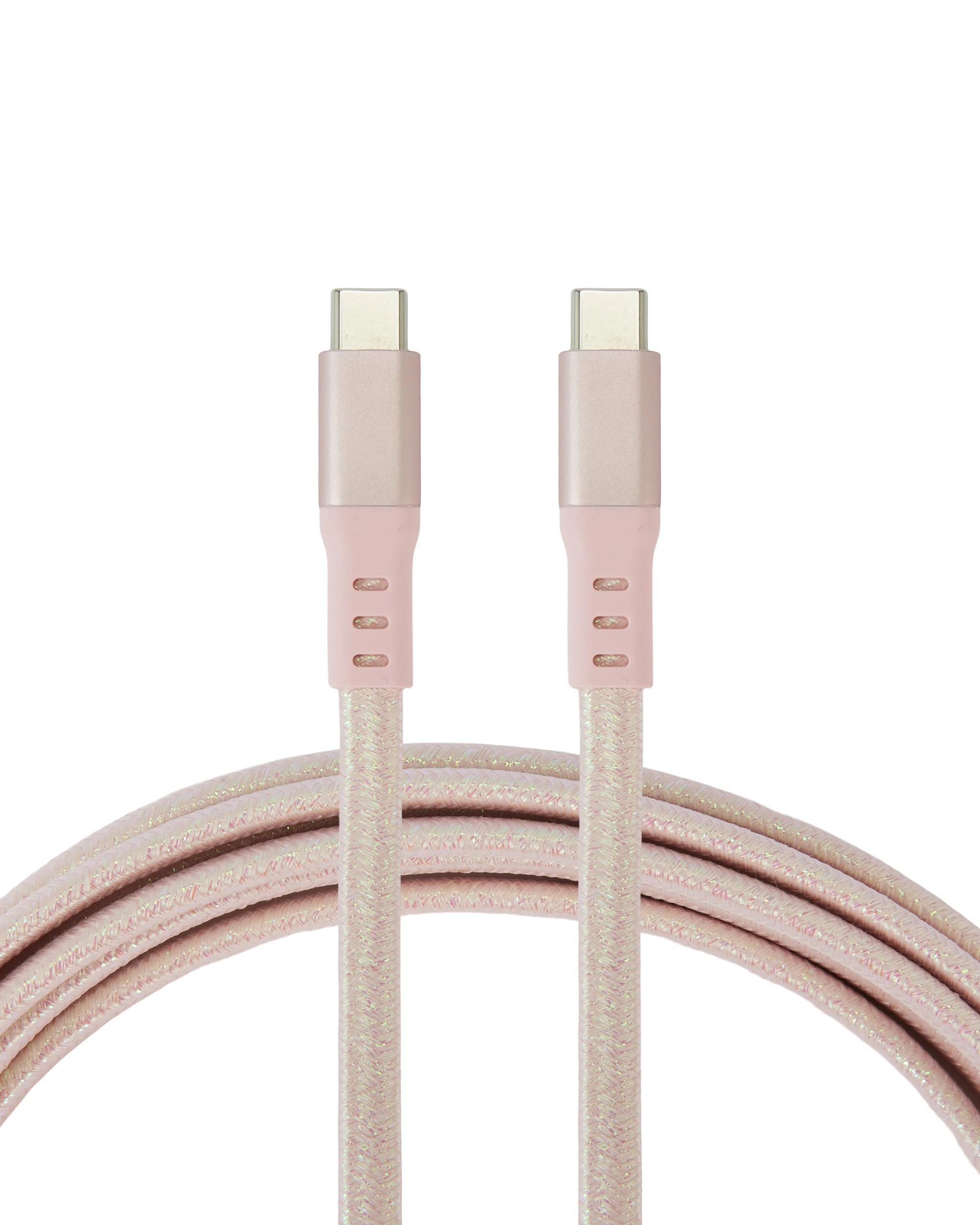 1 USB-C to USB-C Cable - 2m, Pink, 1 of 4