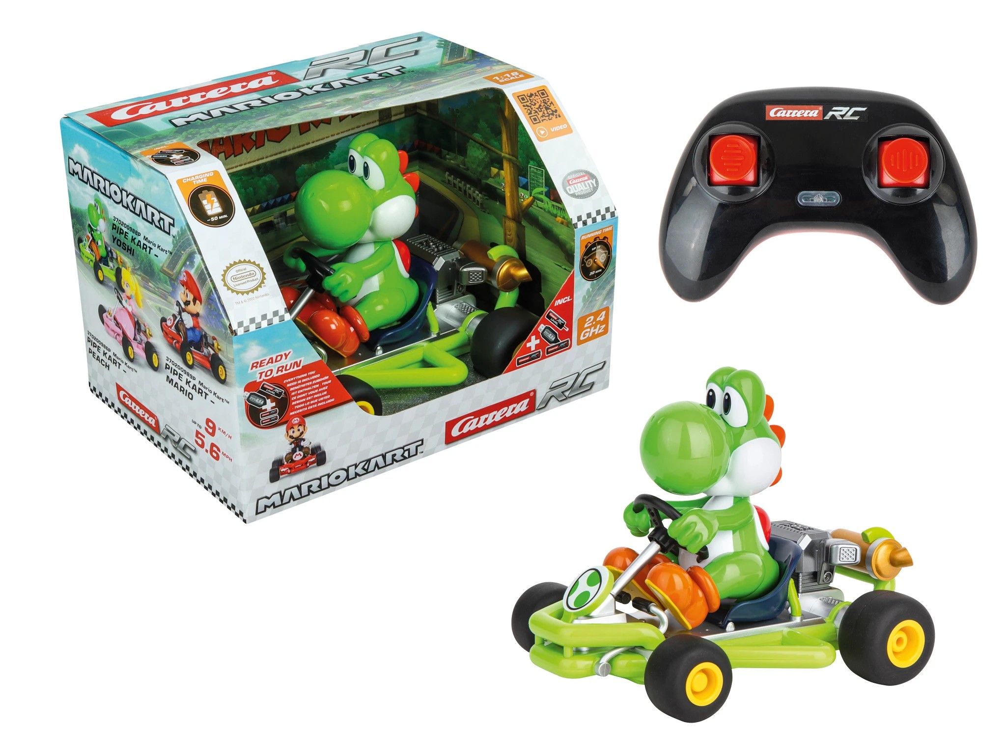 7 Mario Kart Carrera Yoshi 2.4GHz RC Toy, 7 of 7