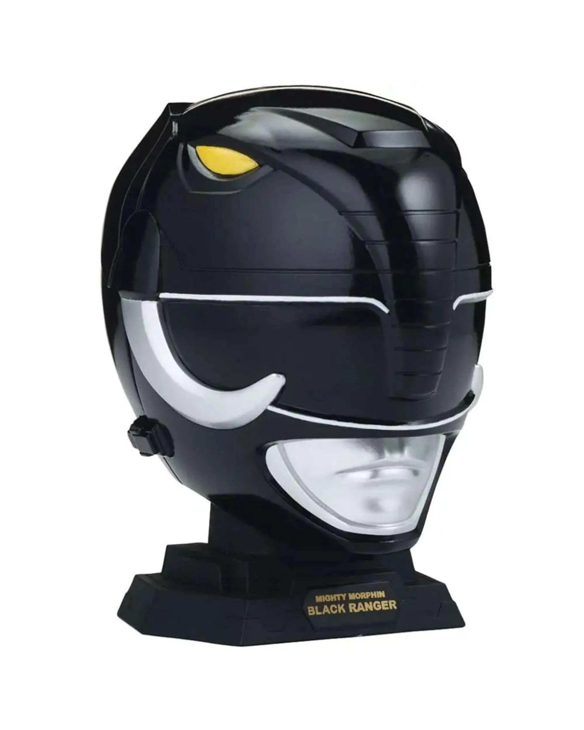 1 Bandai Power Rangers Legacy Collection 1/4 Scale Black Ranger Helmet, 1 of 1