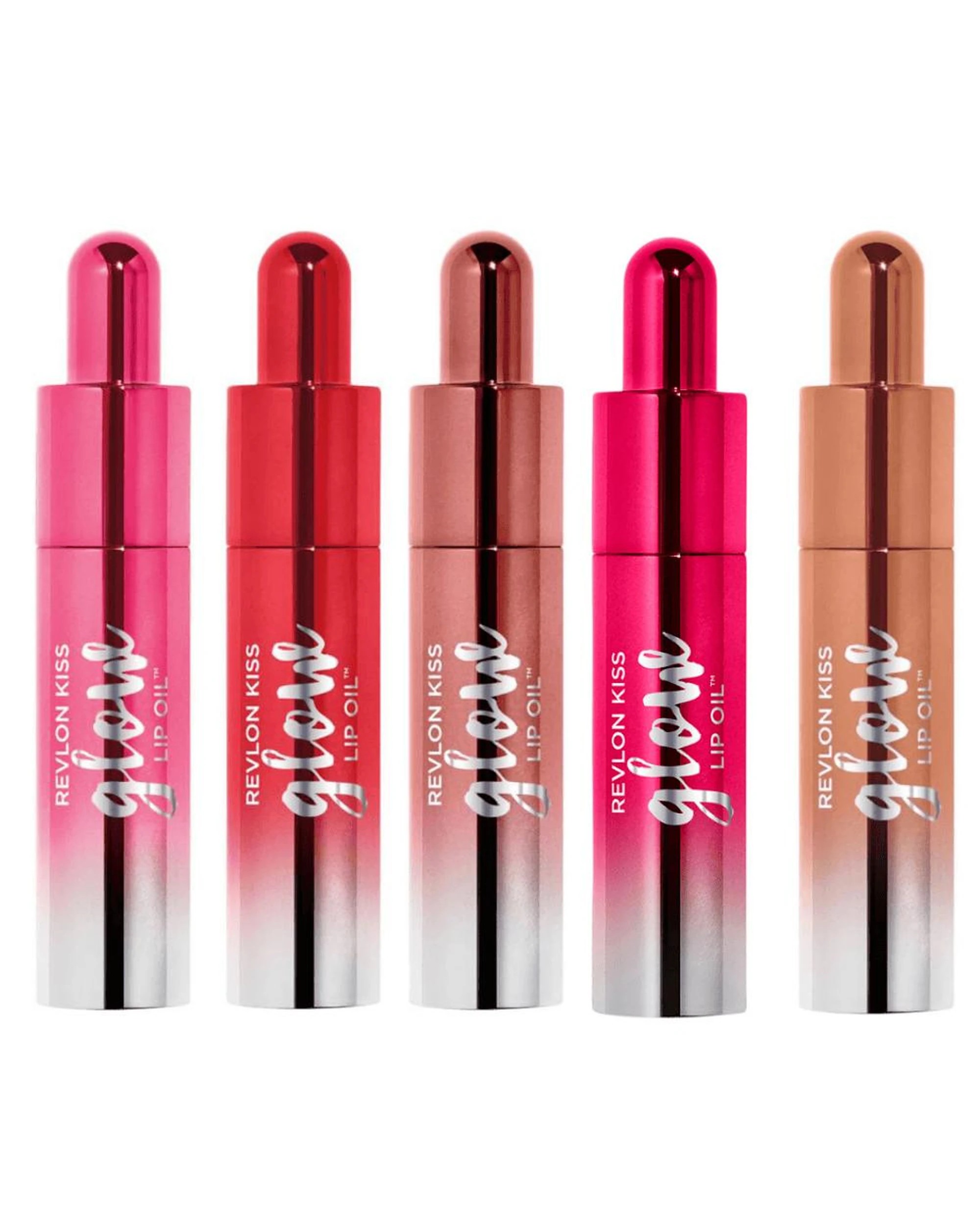 3 2 x Revlon Kiss Glow Lip Oil 7.1mL - 004 Glow'd Up Rose - Pink, 3 of 4