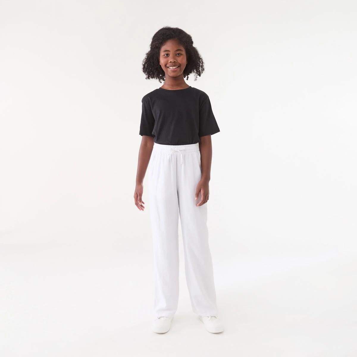 5 Wide Leg Pants WHITE, 5 of 5