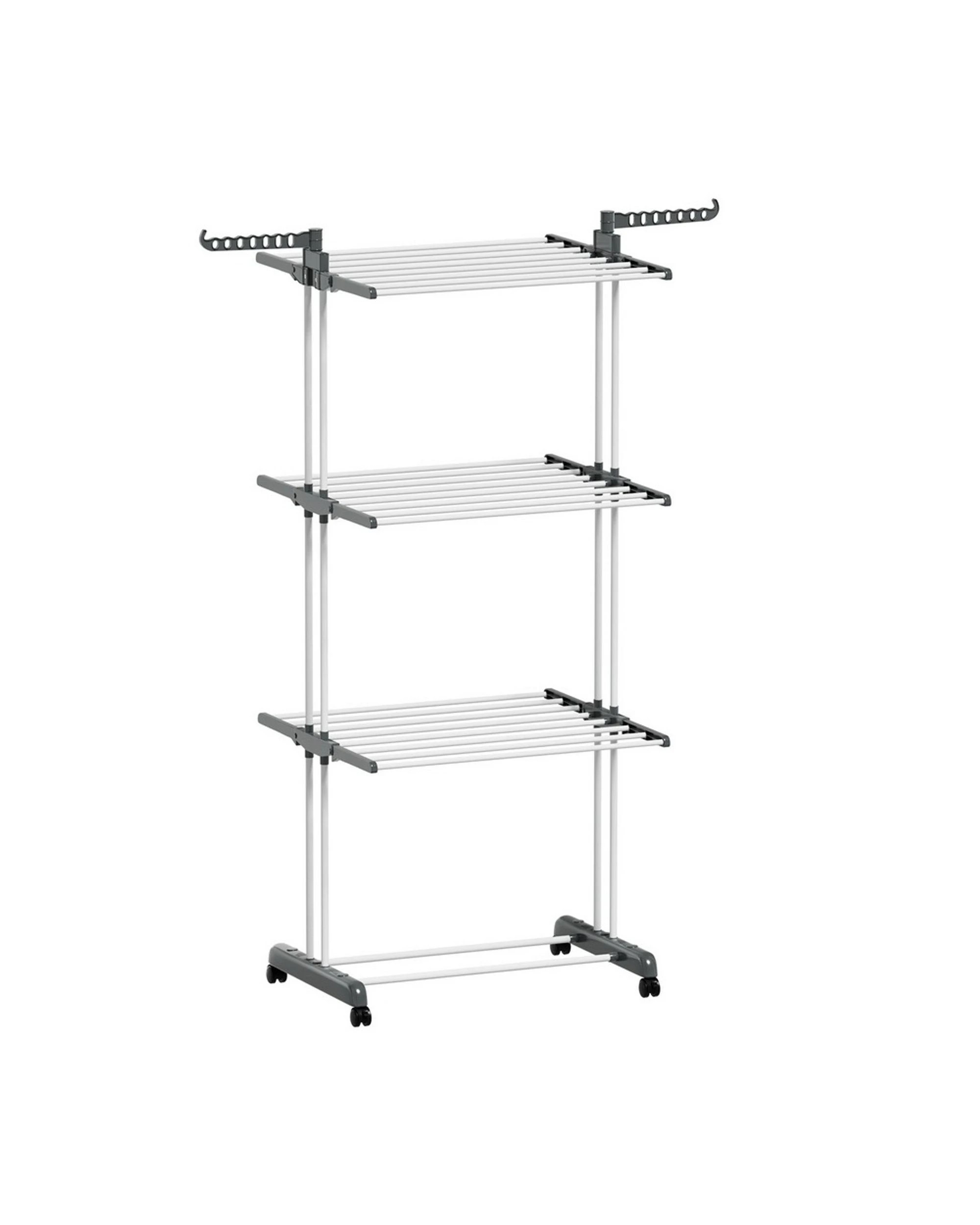 1 Artiss Clothes Drying Rack 173cm Coat Airer Hanger Foldable
 - Grey, 1 of 3