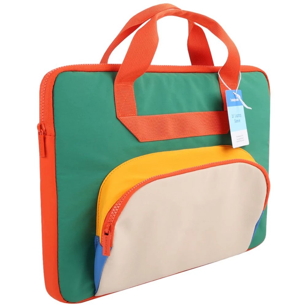 2 Studymate 16" Colourblock Laptop Sleeve Blue, 2 of 4