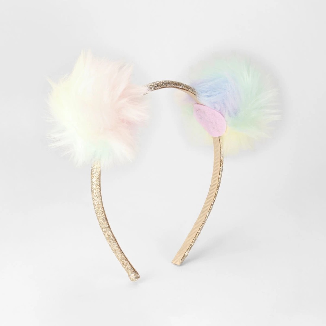 1 Pom Pom Headband - Gold Tone, 1 of 4