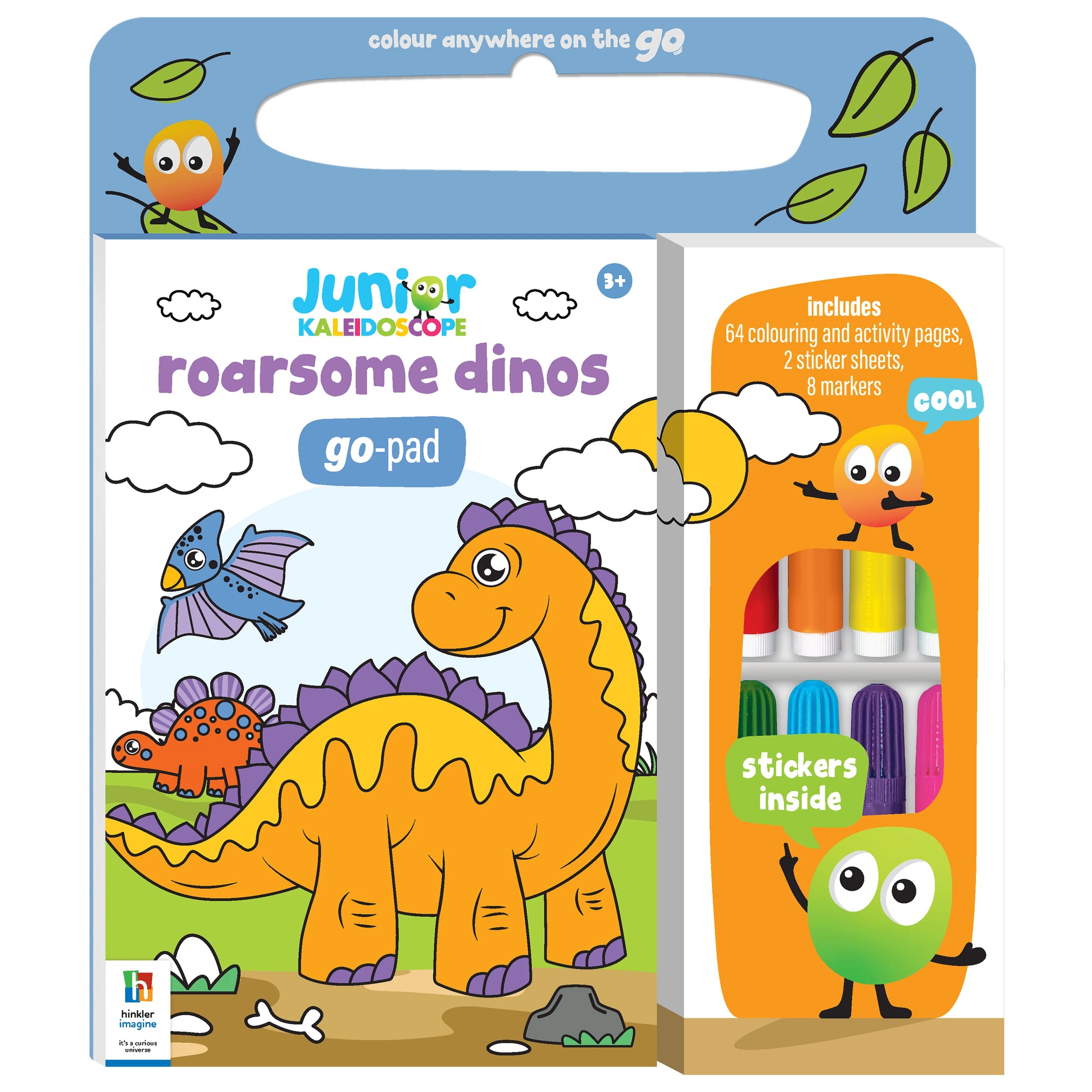 1 Junior Kaleidoscope Roarsome Dinos Go-Pad - Book, 1 of 5