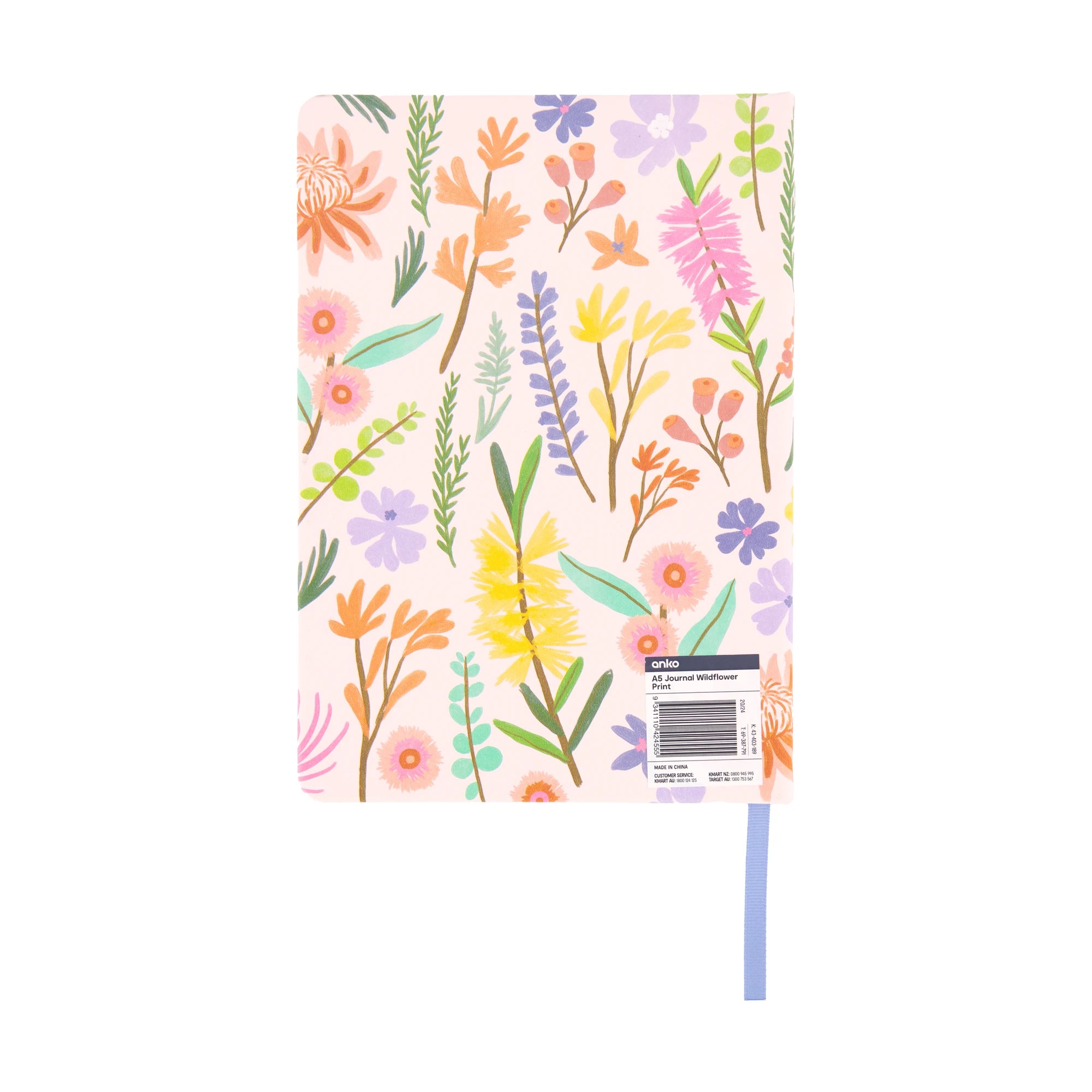 6 A5 Journal - Wildflower Print, 6 of 6