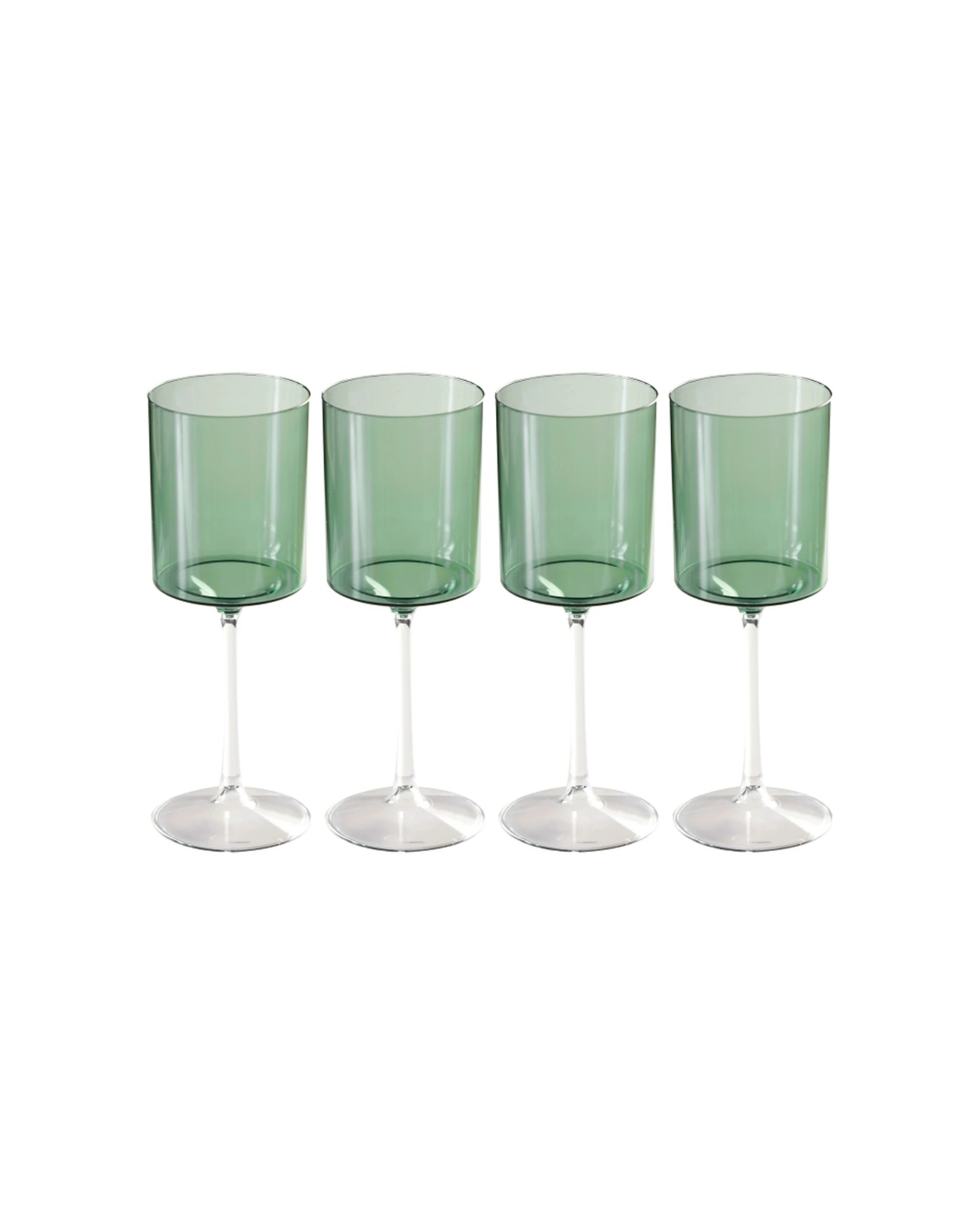 1 Partyware 4pc Reusable Wine Glass Set Tableware 420ml - Multi, 1 of 4