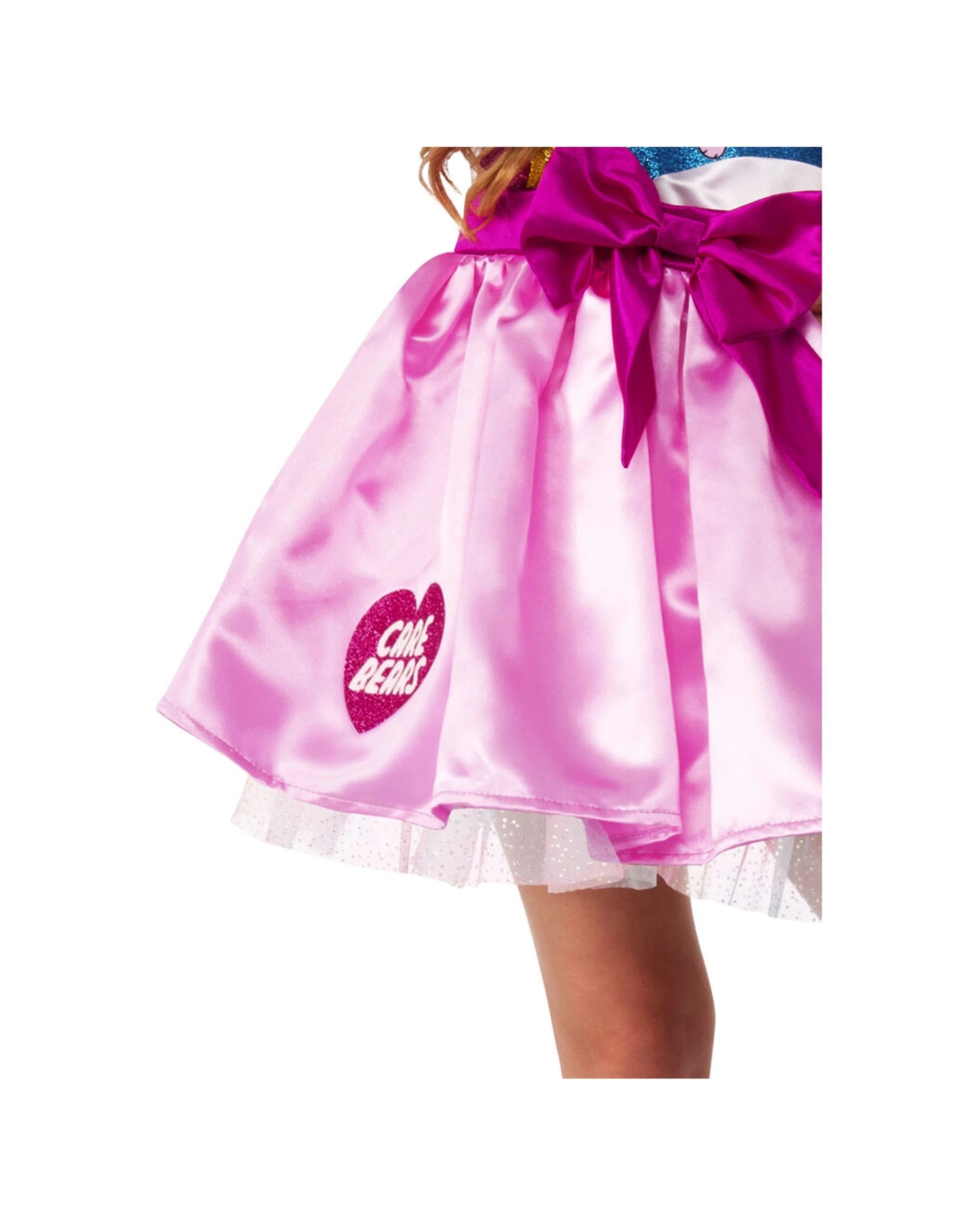 3 Rubies Carebears Cheer Bear Girls Tutu Dress Up Costume S - Pink, 3 of 3