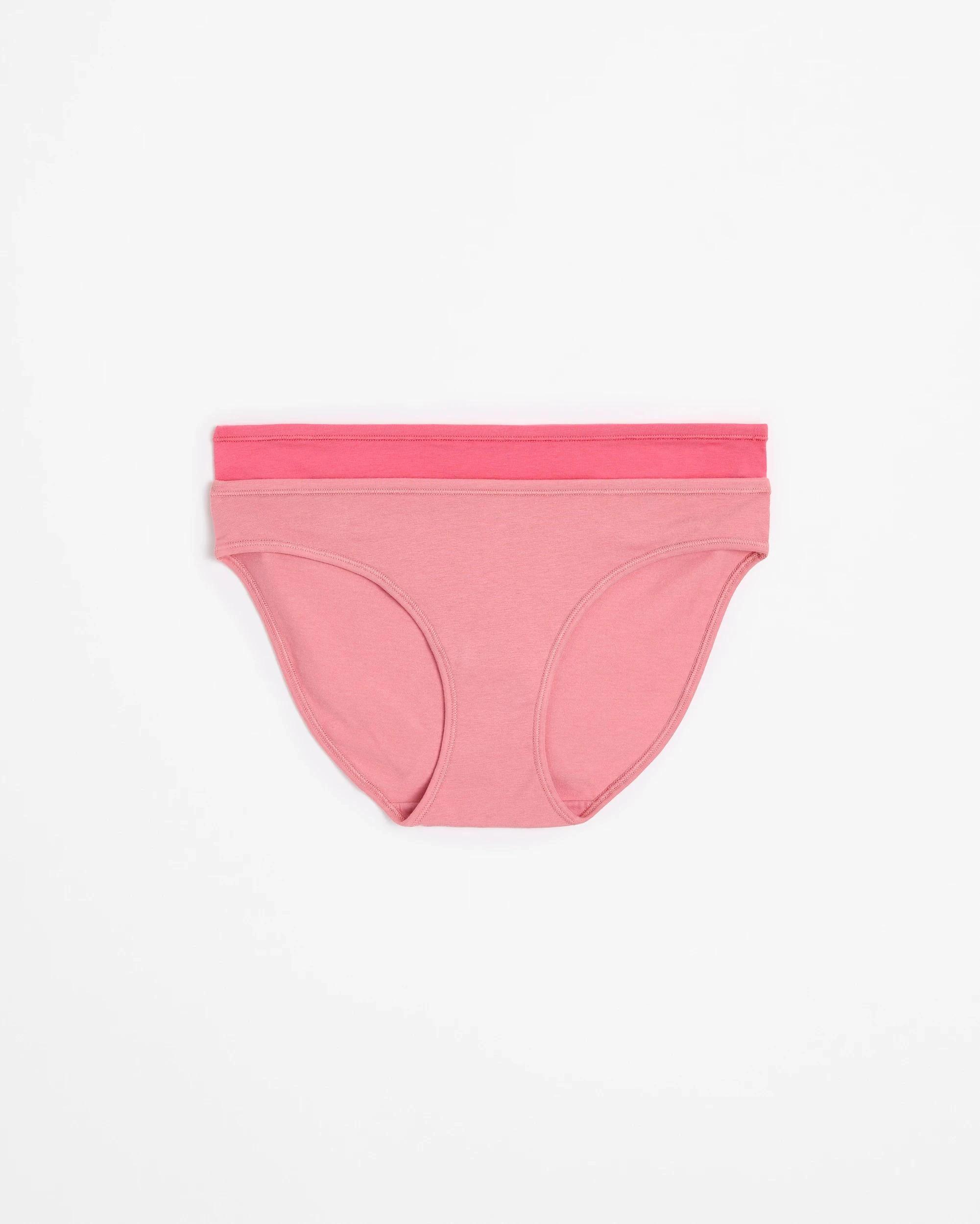 1 Target Woman Womens Super Soft Bikini Briefs 2 Pack APRICOT/FRUIT DOVE, 1 of 4