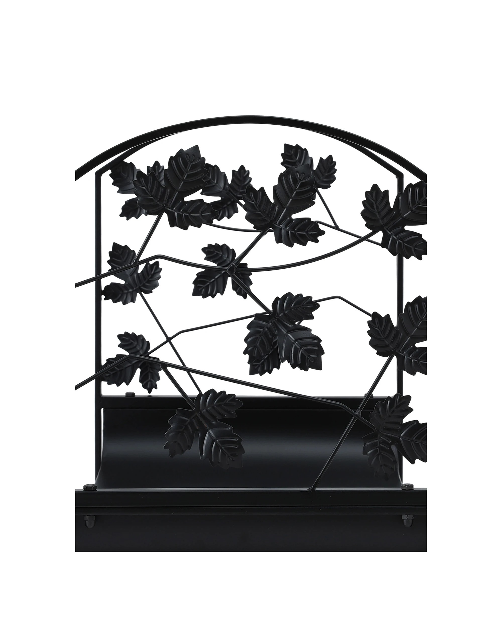 5 Gardeon Firewood Rack 48cm Wood Rack Firewood Storage Indoor Outdoor - Black, 5 of 6