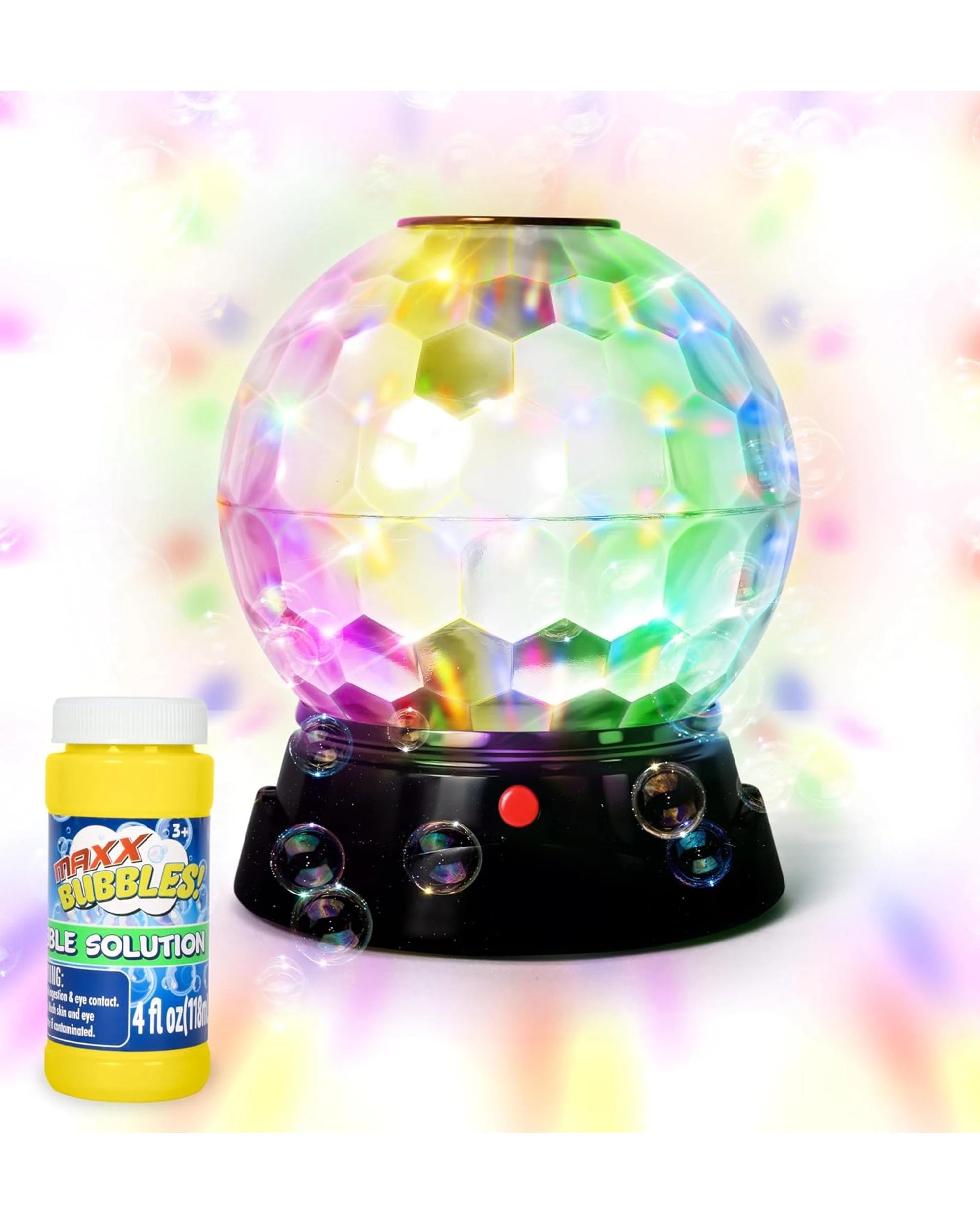 2 Maxx Bubbles Bubble Light Show Disco Ball, 2 of 6
