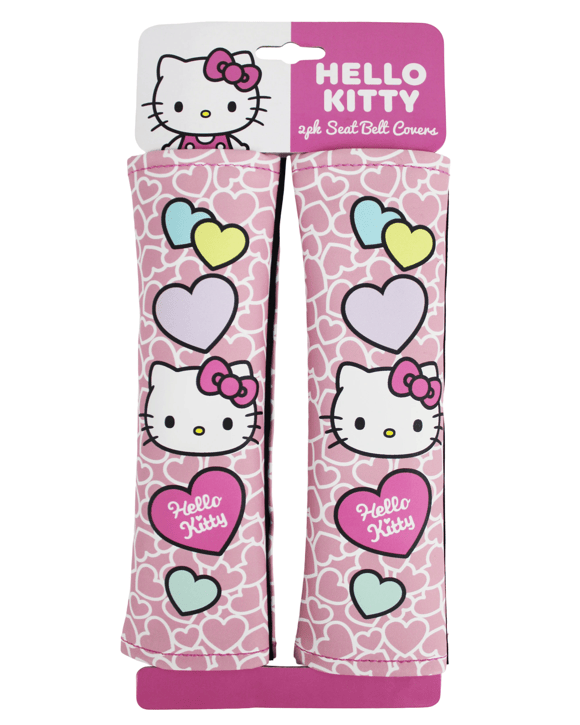 2 Pack Hello Kitty Seat Belt Covers