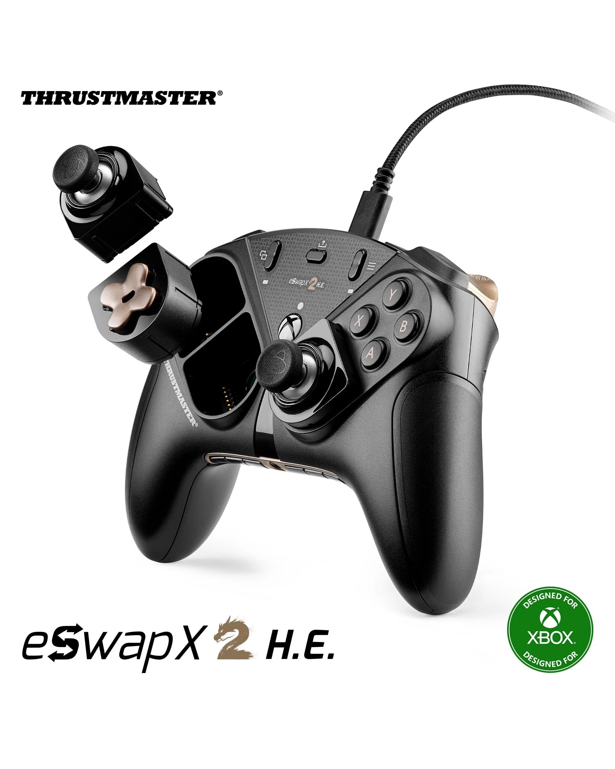 5 Thrustmaster ESWAP X2 HE Esports Modular Gamepad for Xbox and PC - Black, 5 of 7
