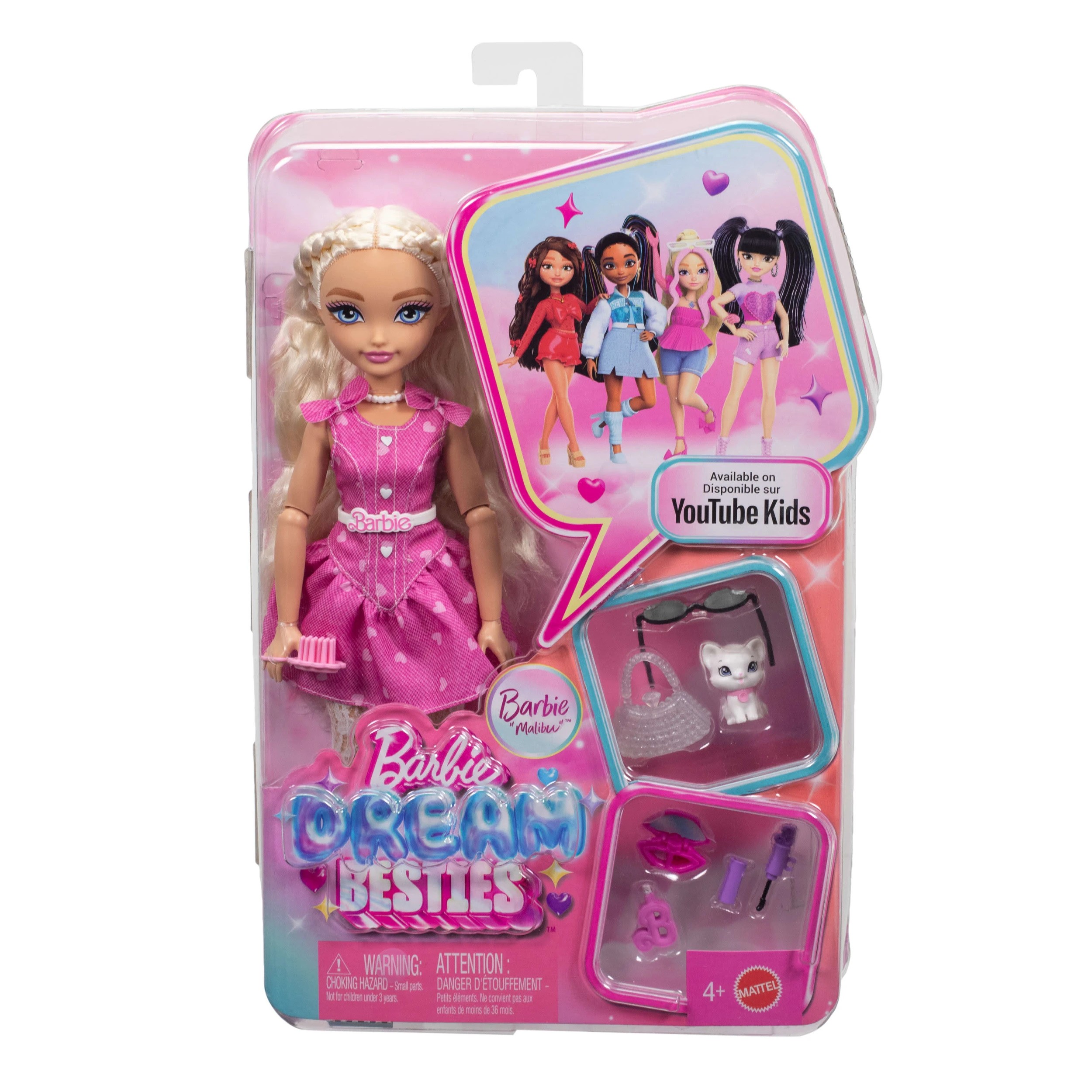 1 Barbie Dream Besties: Barbie 'Malibu' Doll Playset, 1 of 2