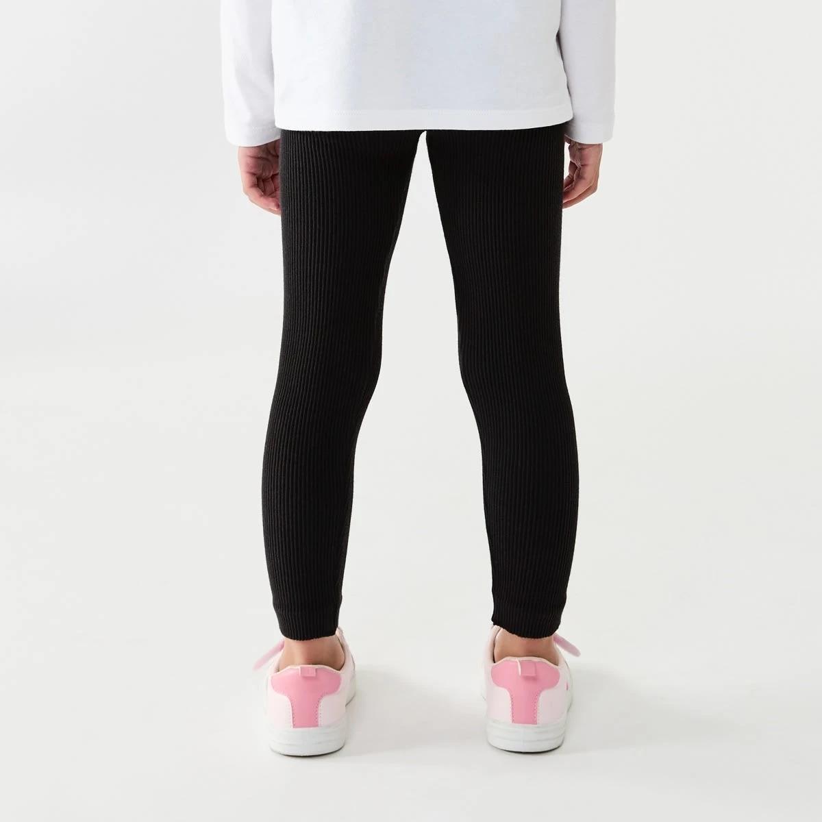 2 Rib Leggings Black, 2 of 7
