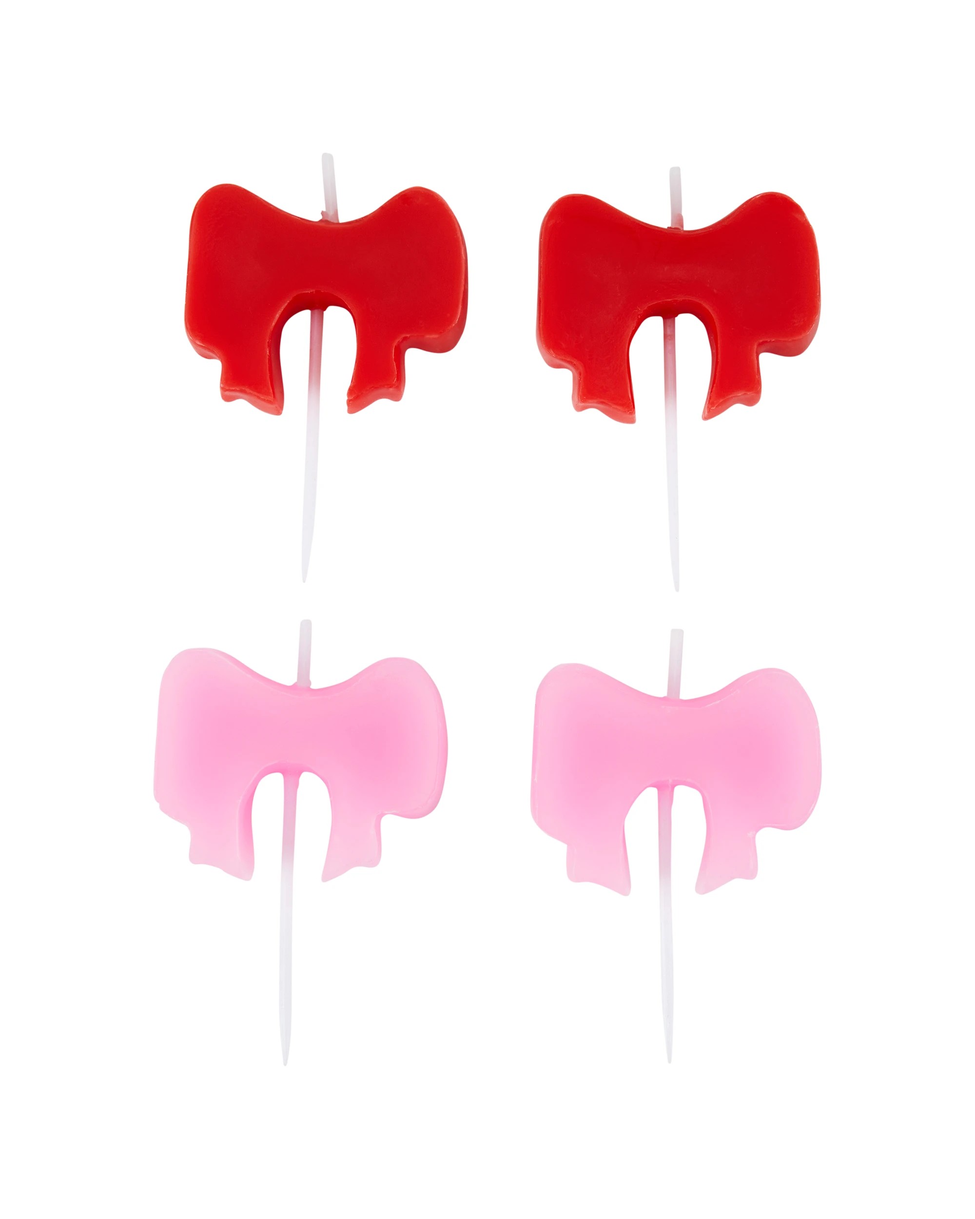 2 4 Pack Bow Candles, 2 of 4