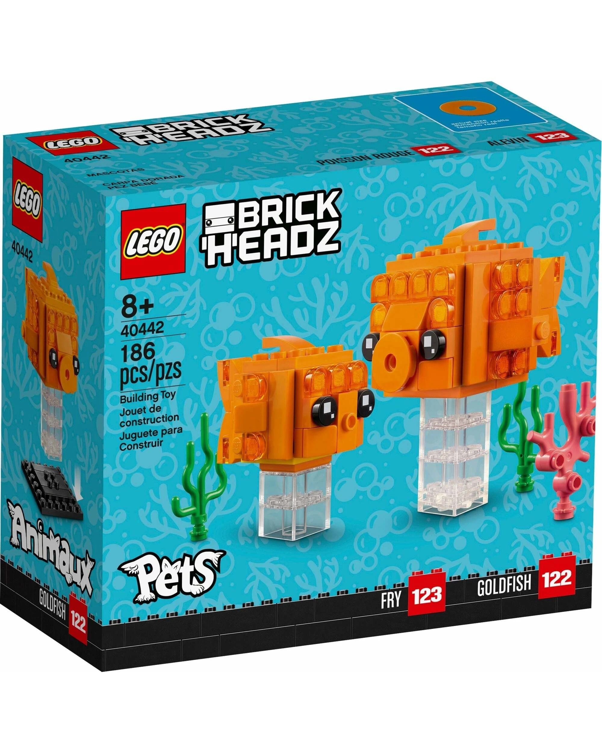 1 LEGO BrickHeadz 40442 Goldfish, 1 of 5