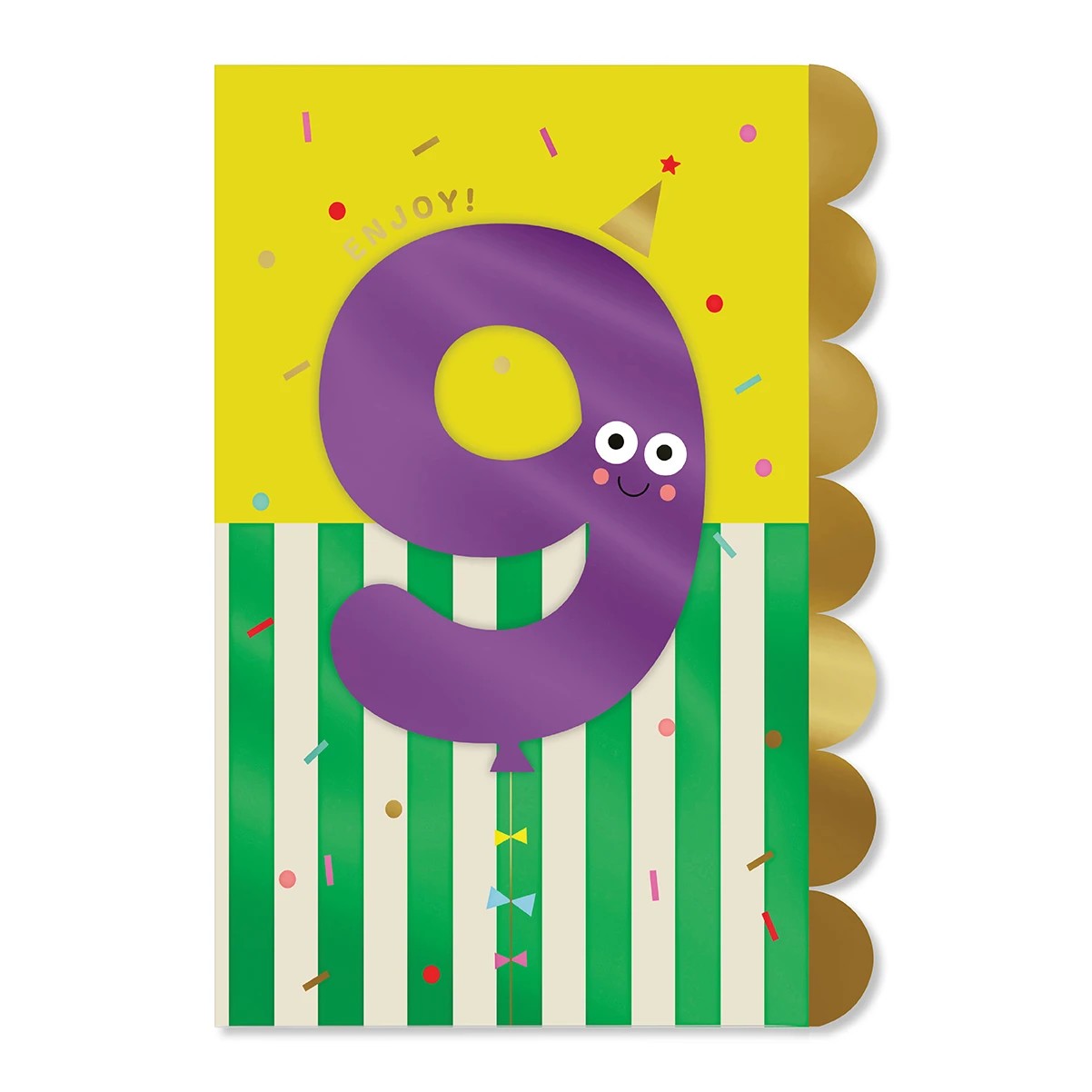 3 Hallmark 9th Birthday Card - Balloon, 3 of 3