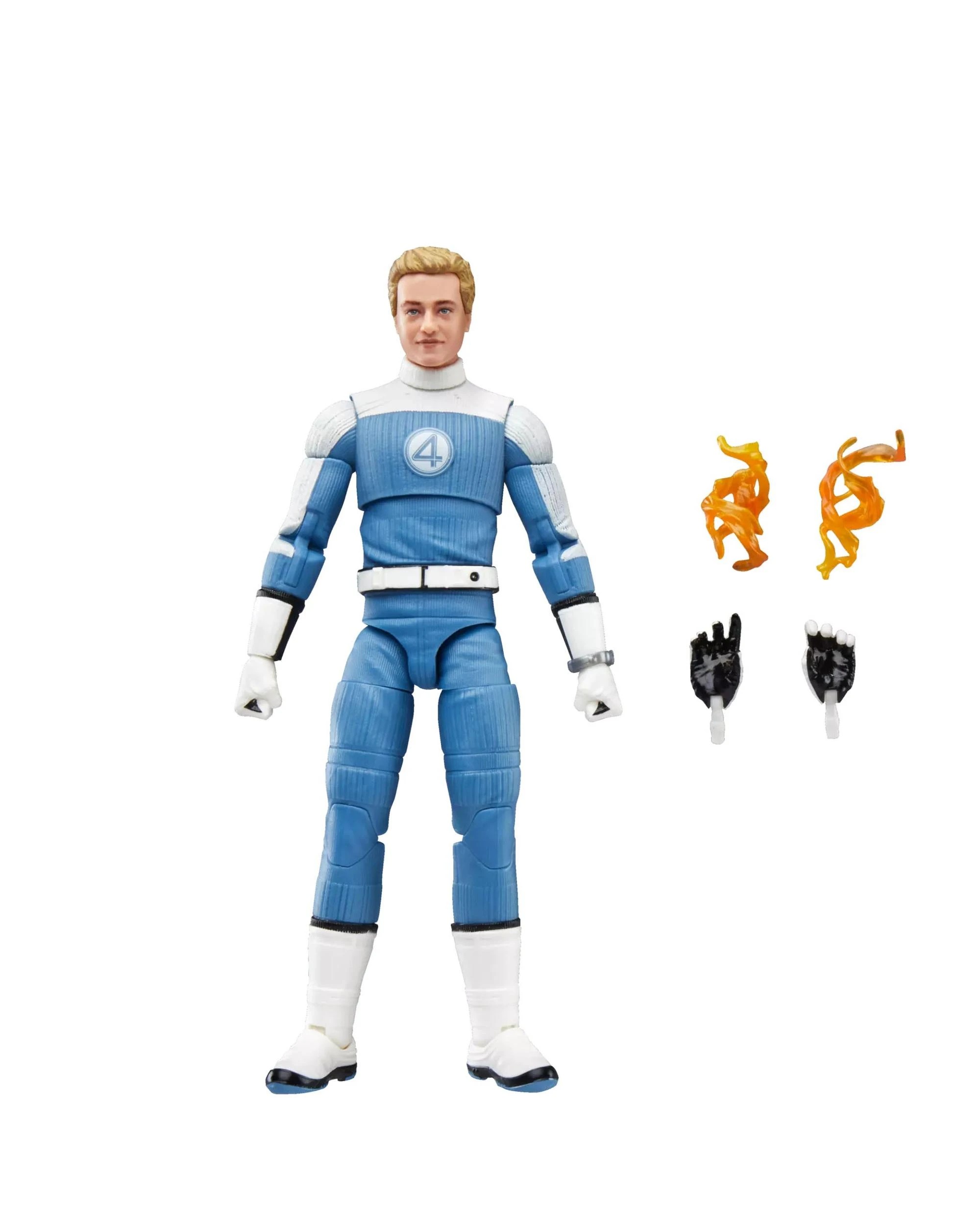 7 Hasbro Marvel Legends Series: The Fantastic 4 First Steps: Johnny Storm, 7 of 8