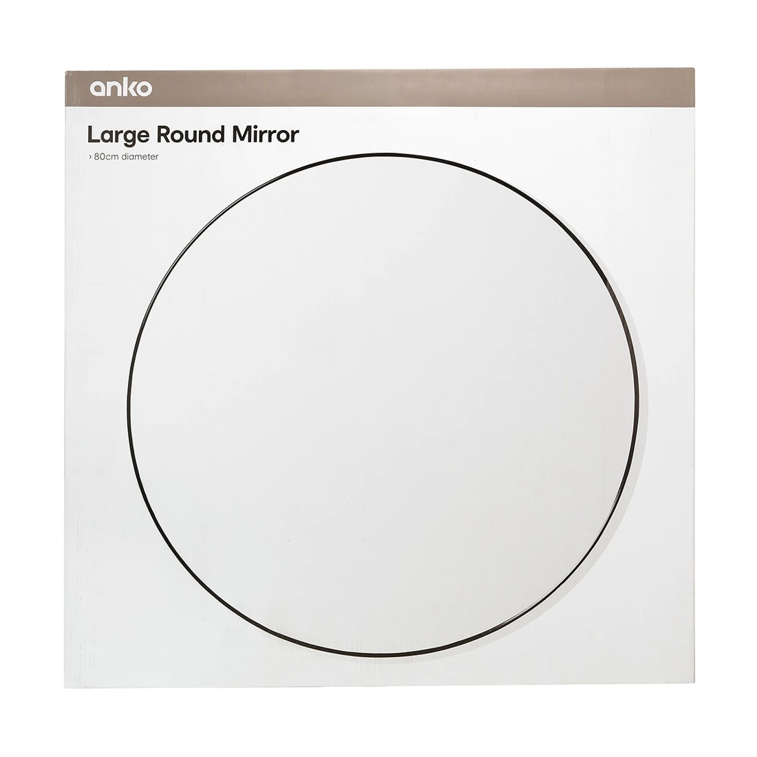 7 Large Round Mirror - 80cm, 7 of 8