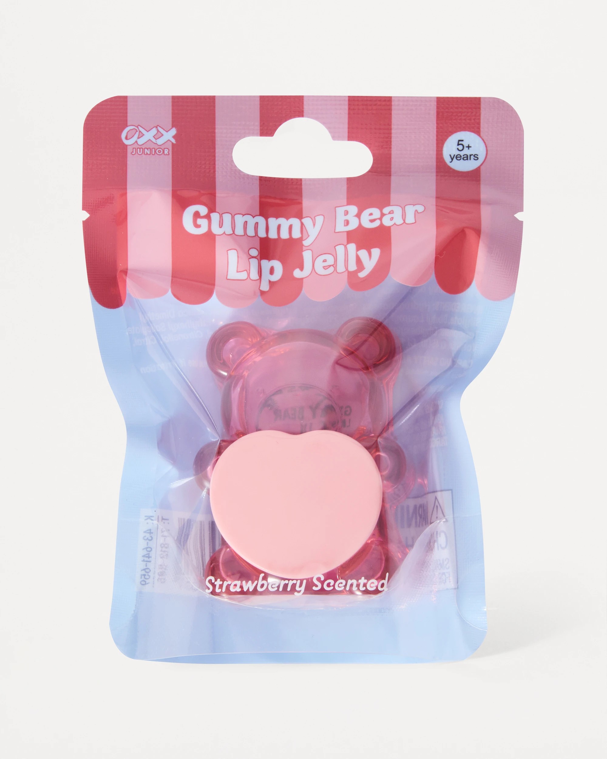 1 OXX Junior Gummy Bear Lip Jelly - Strawberry Scented, 1 of 6