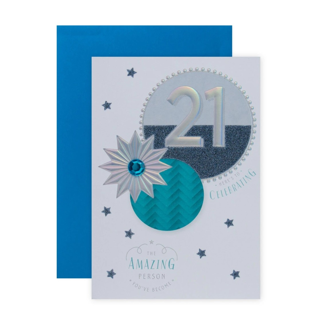 1 Connections from Hallmark 21st Birthday Card - With Love, 1 of 3