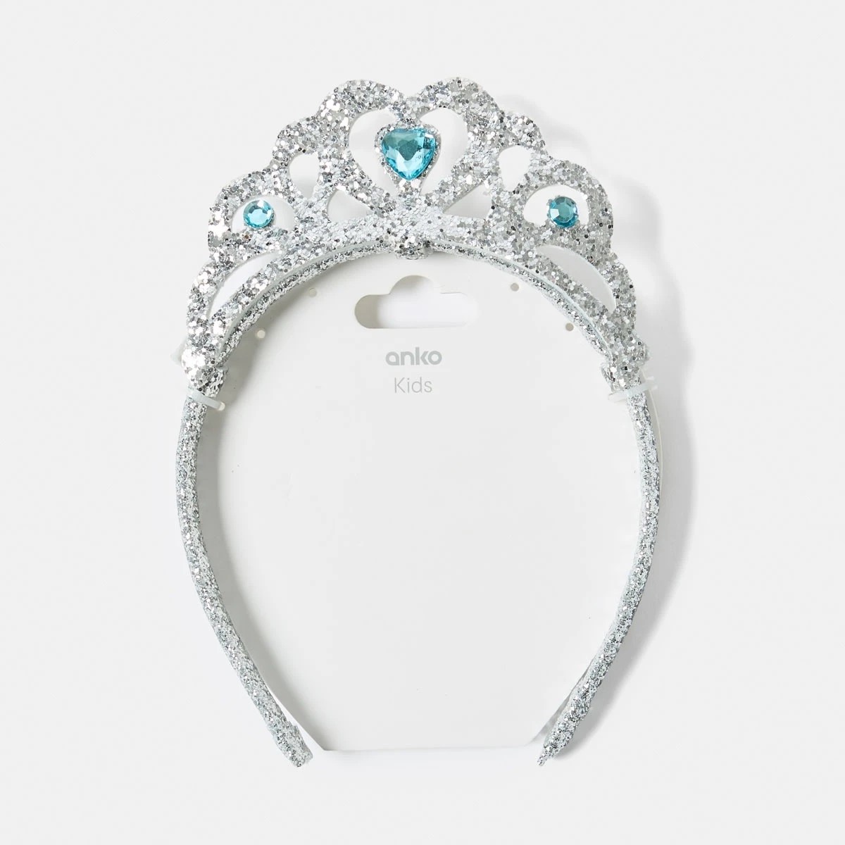 4 Tiara Headband - Silver Tone, 4 of 4