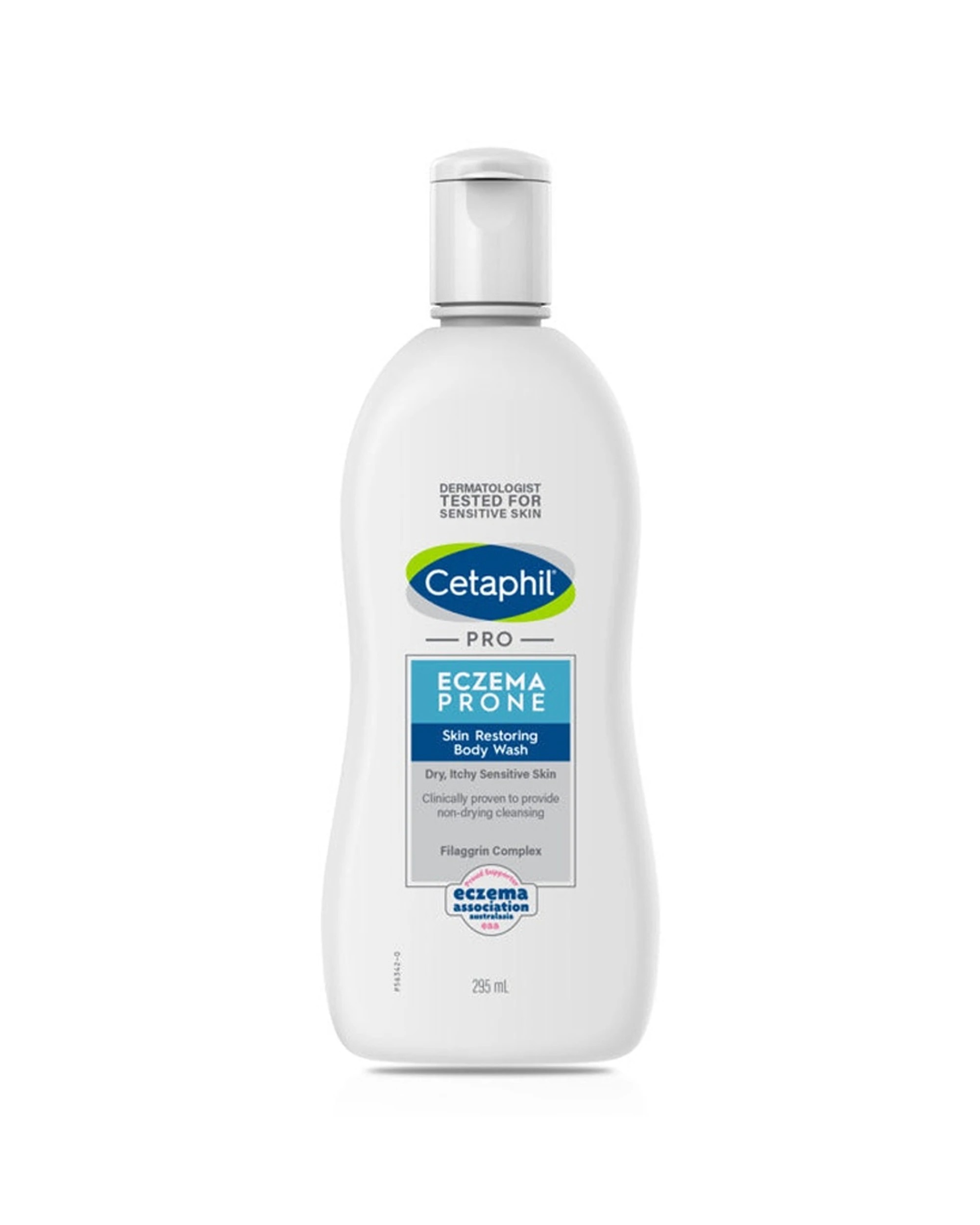 1 Cetaphil Pro Restoring Gentle Body Wash For Eczema Prone Dry Itchy Skin 295ml, 1 of 2