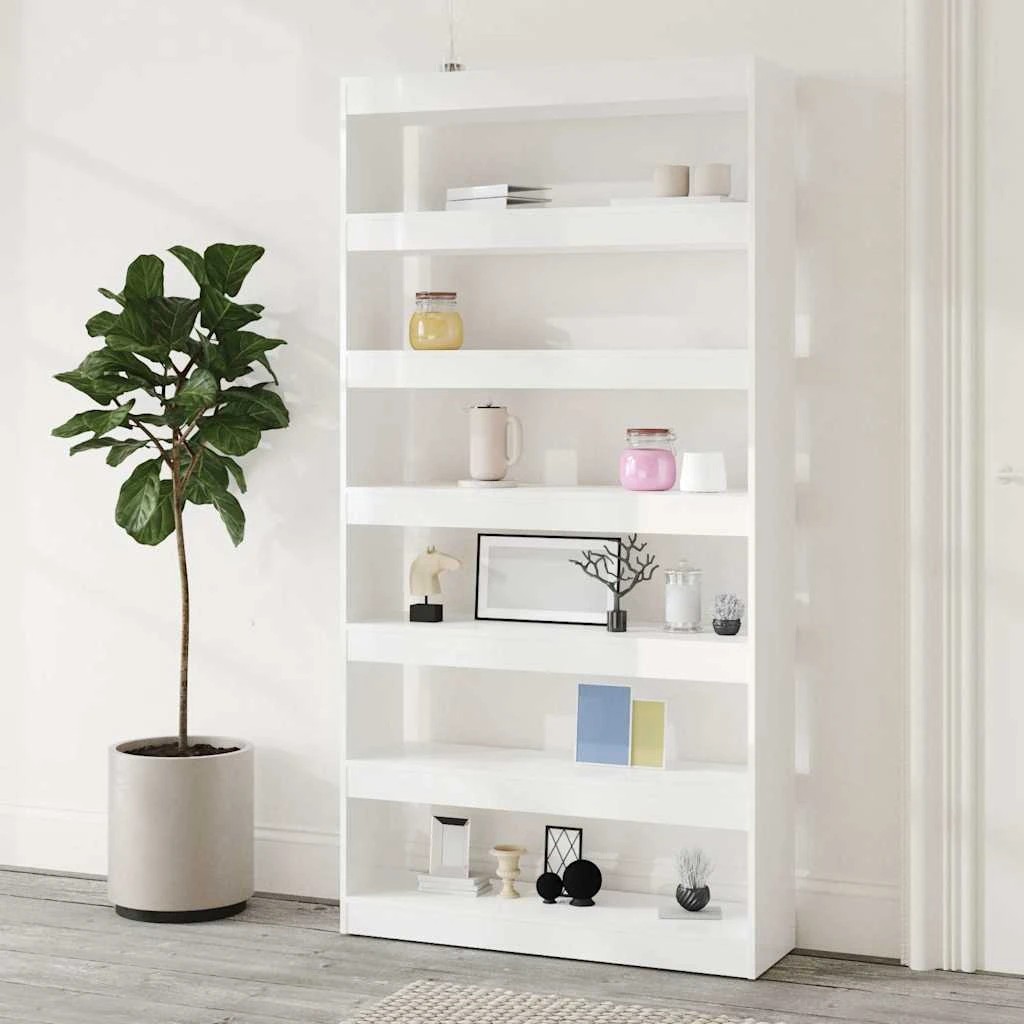 3 vidaXL Book cabinet Ample Storage - White, 3 of 9