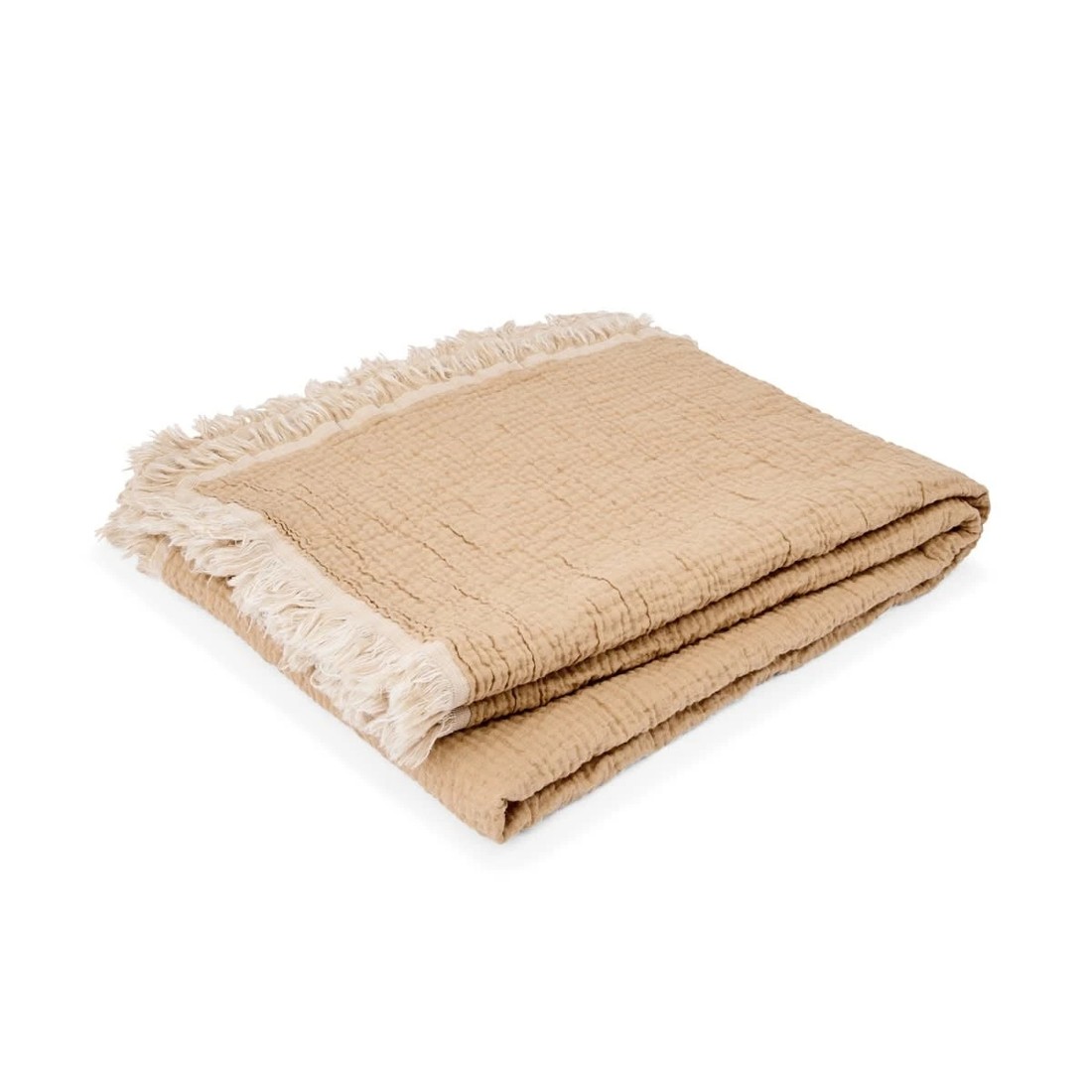 3 Reversible Muslin Throw - Lark, 3 of 6