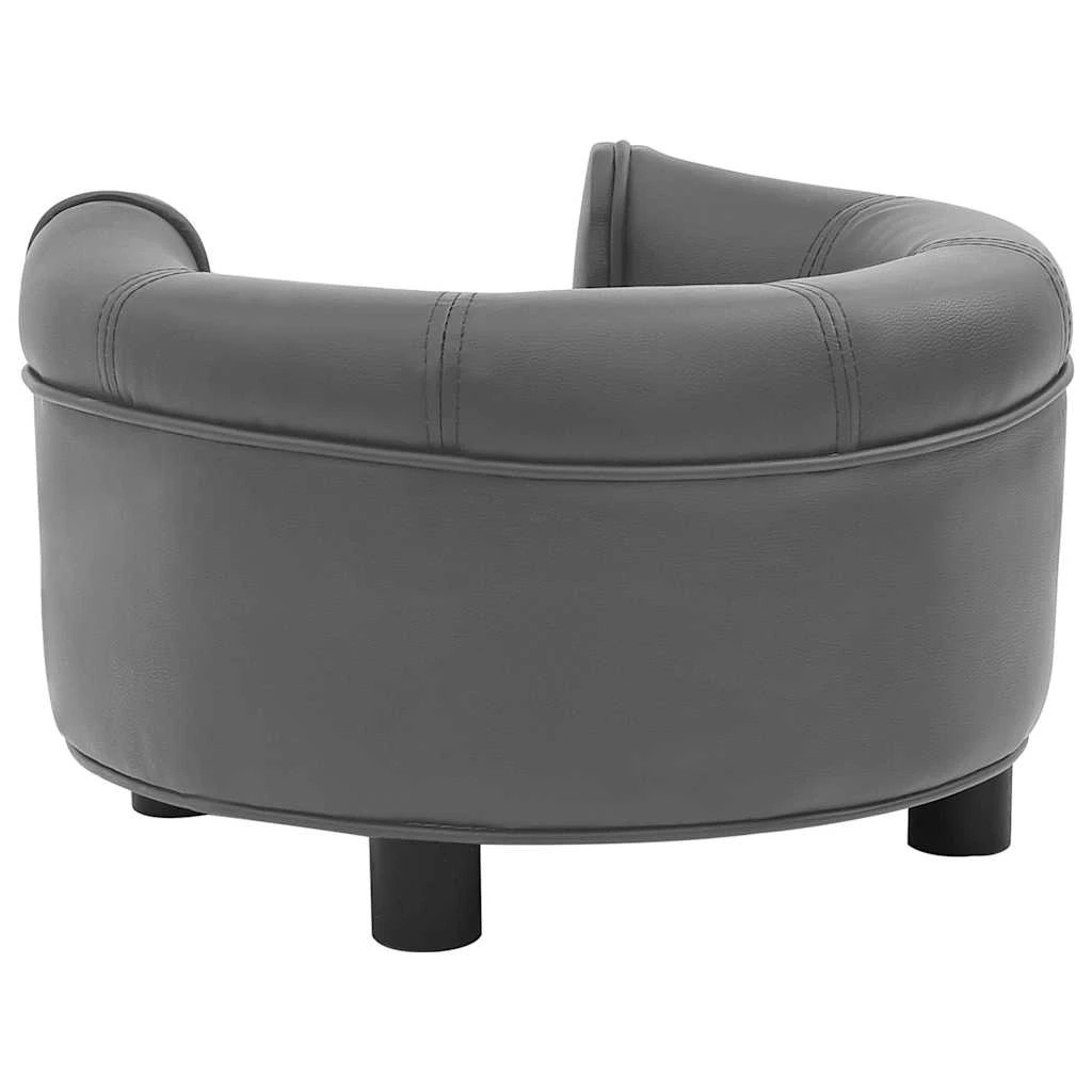 4 Vidaxl Dog Sofa Pet Sofa - Grey, 4 of 8