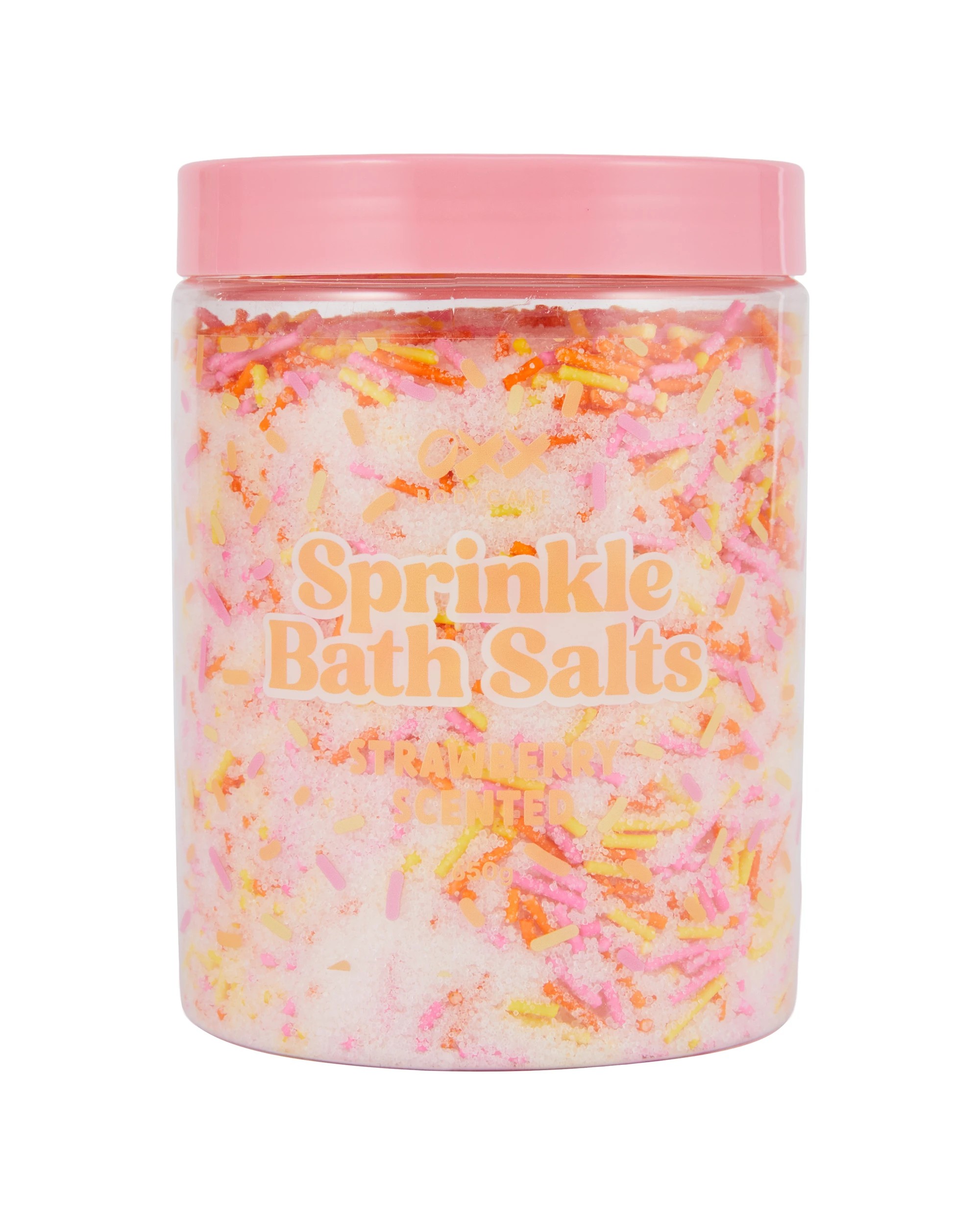 1 OXX Bodycare Sprinkle Bath Salts 650g - Strawberry Scented, 1 of 4