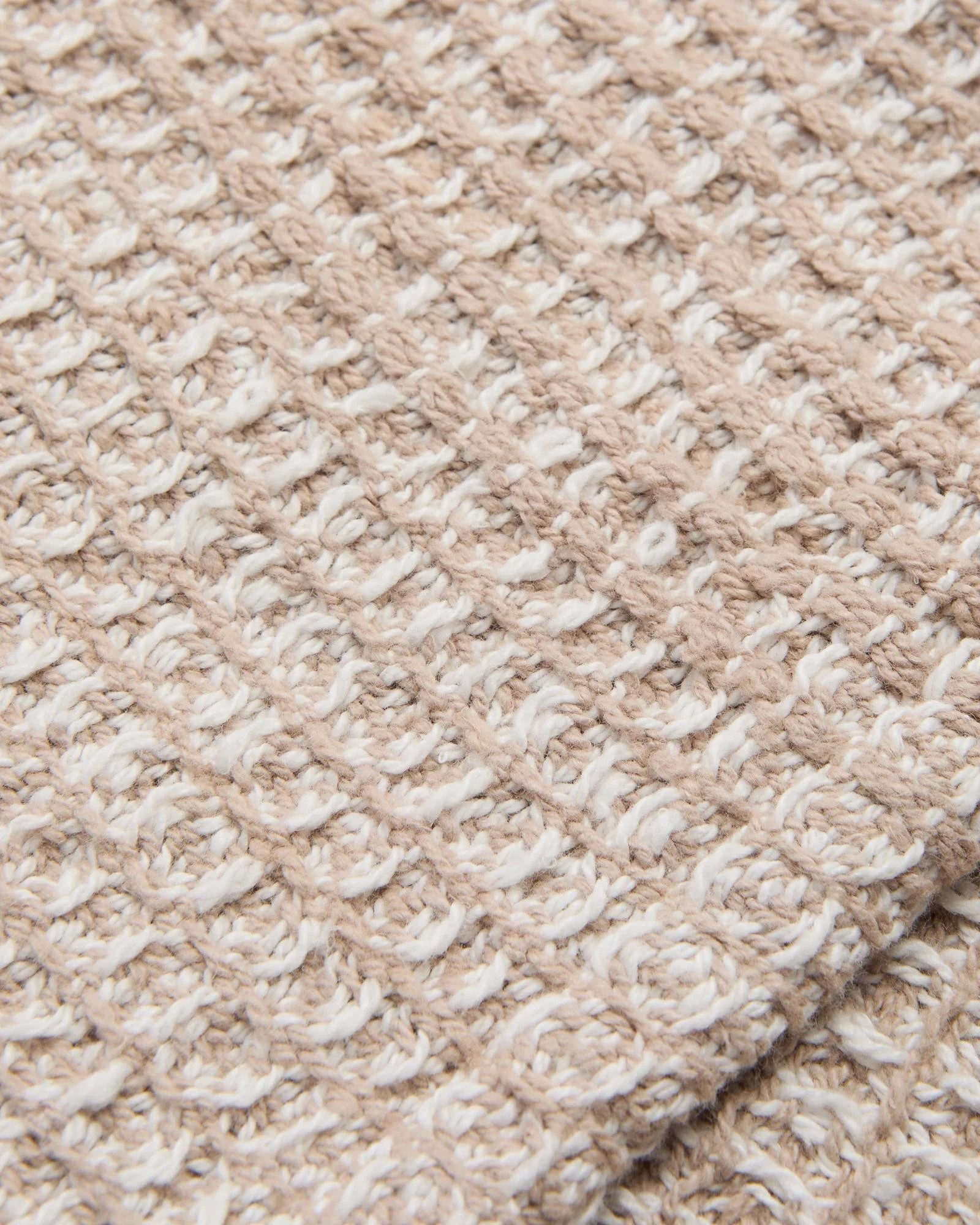 2 Target Yarn Dyed Waffle Blanket - Single Bed - Natural, 2 of 4